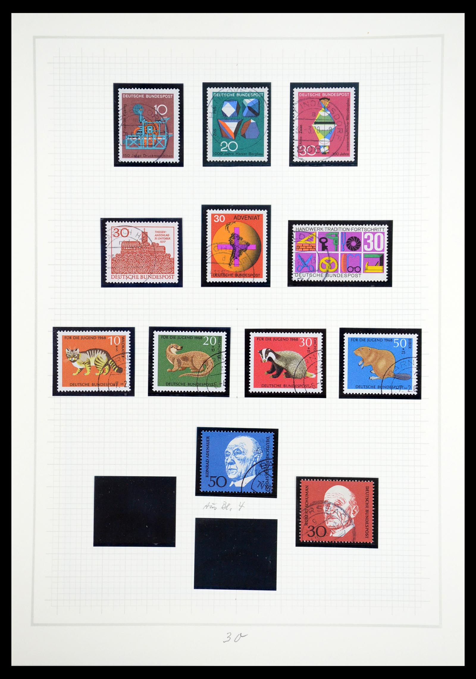 36537 030 - Postzegelverzameling 36537 Bundespost 1949-2012.