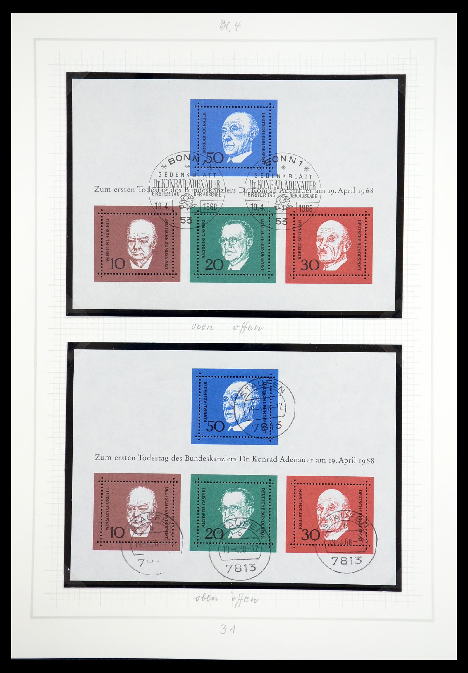 36537 031 - Postzegelverzameling 36537 Bundespost 1949-2012.