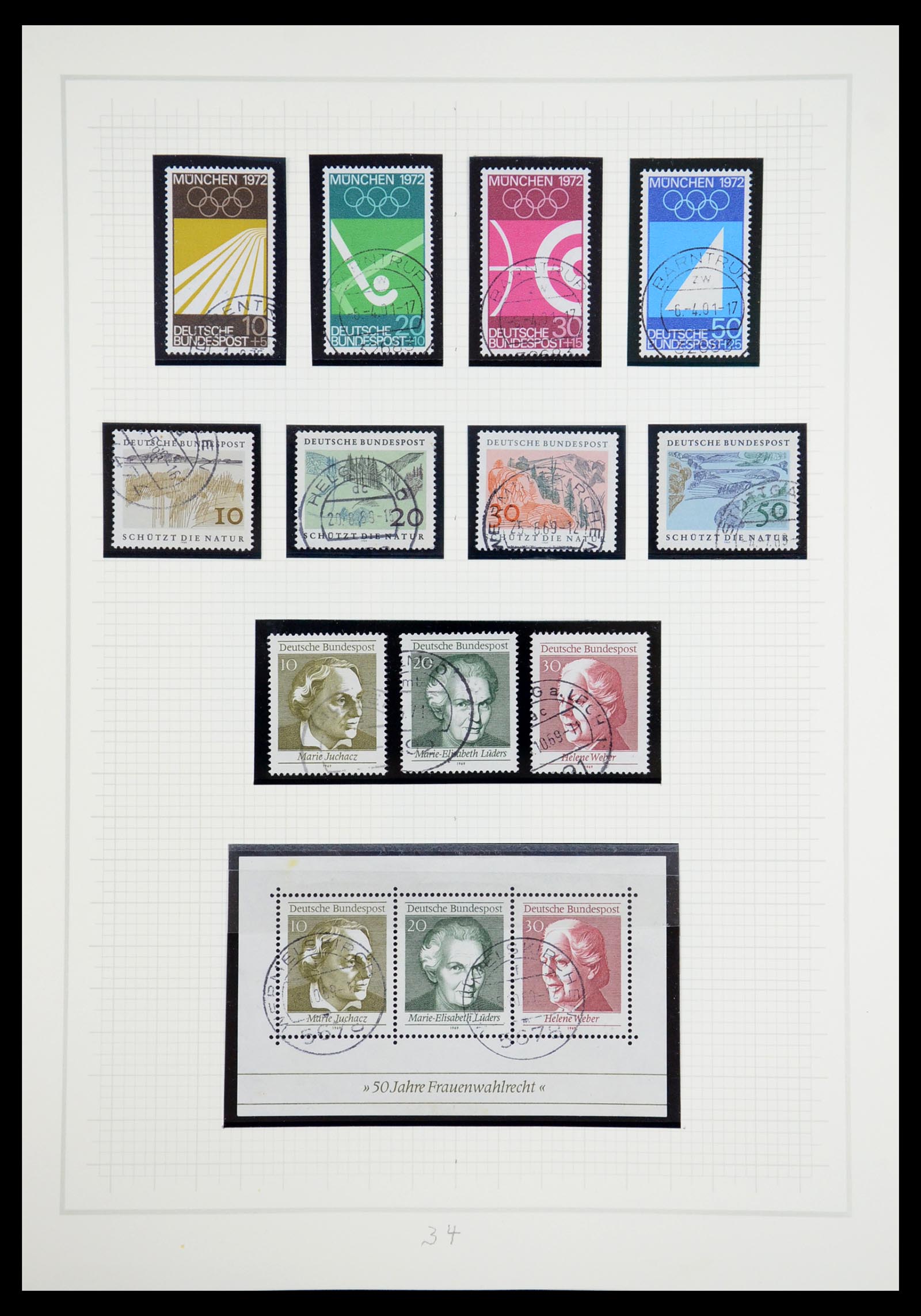 36537 034 - Stamp collection 36537 Bundespost 1949-2012.