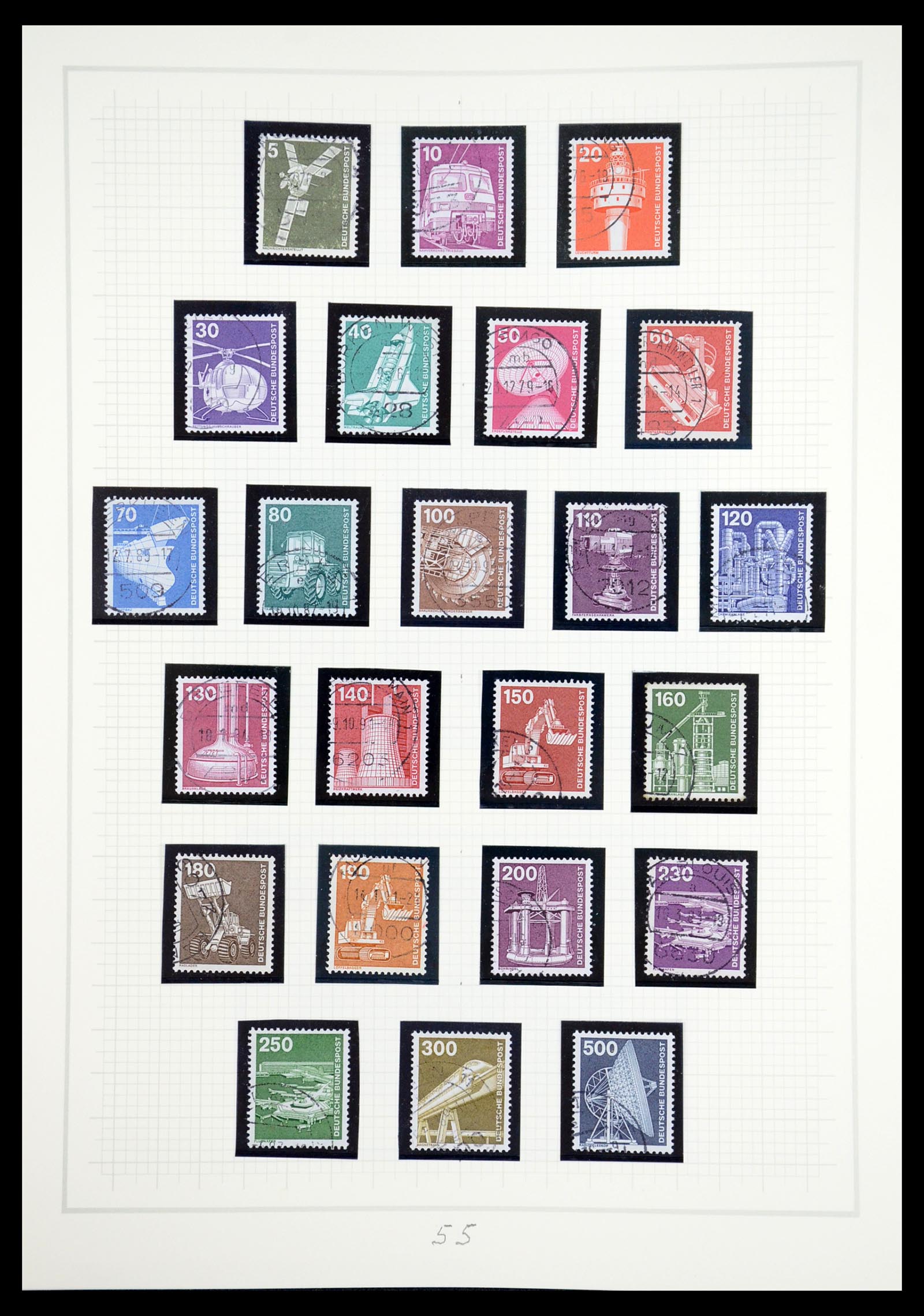 36537 055 - Stamp collection 36537 Bundespost 1949-2012.