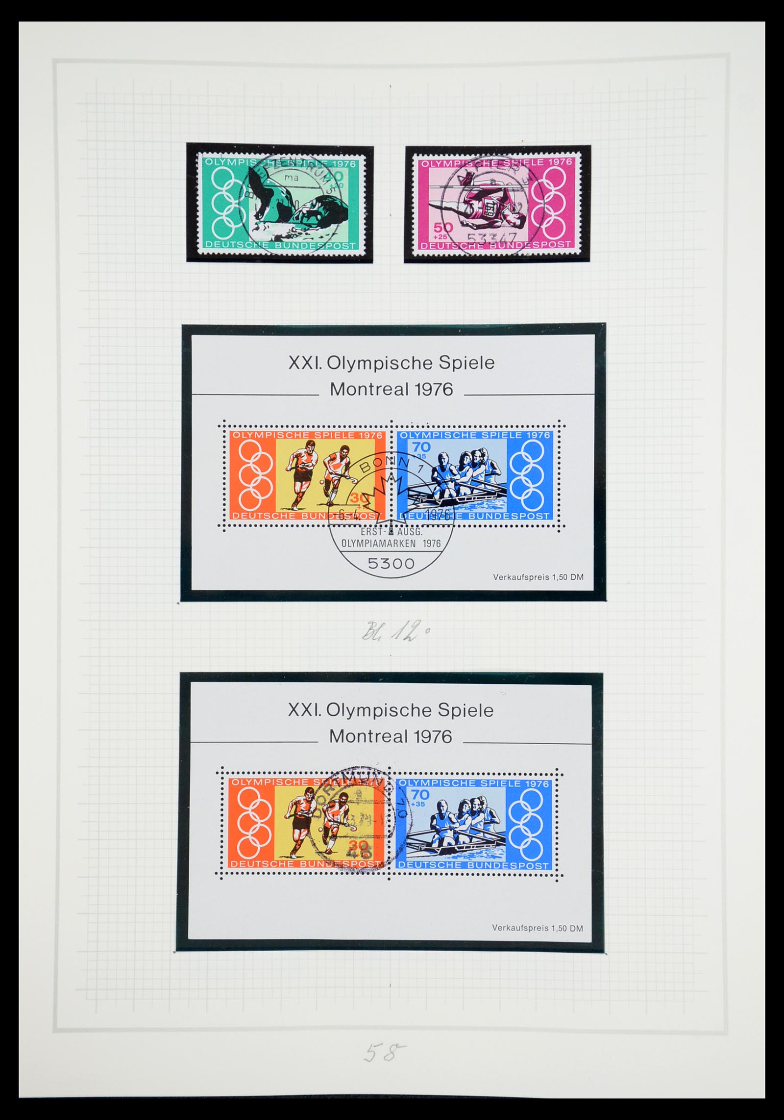 36537 058 - Stamp collection 36537 Bundespost 1949-2012.