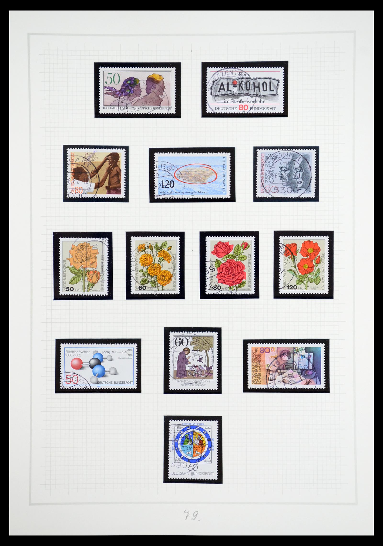 36537 079 - Stamp collection 36537 Bundespost 1949-2012.