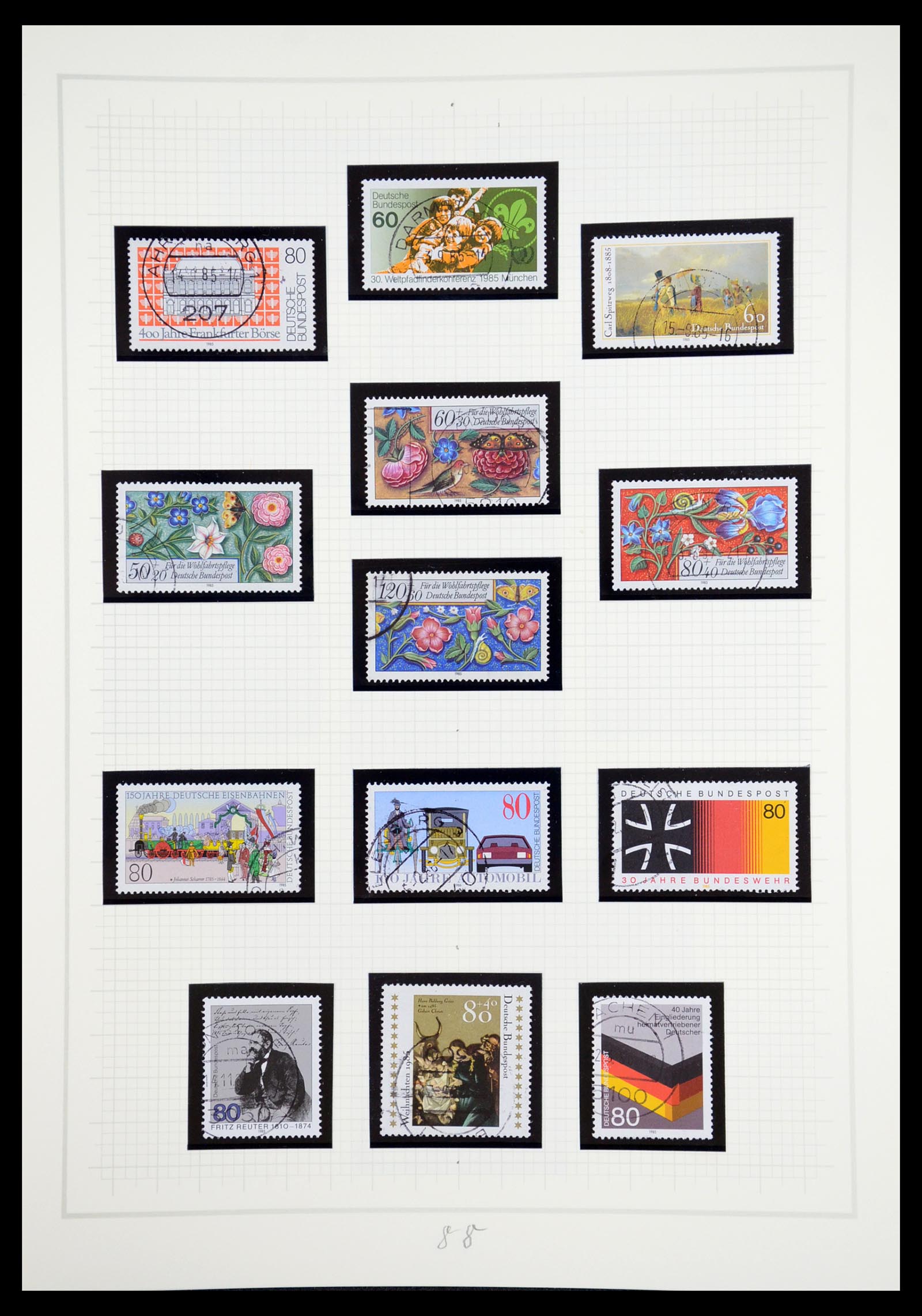 36537 089 - Stamp collection 36537 Bundespost 1949-2012.