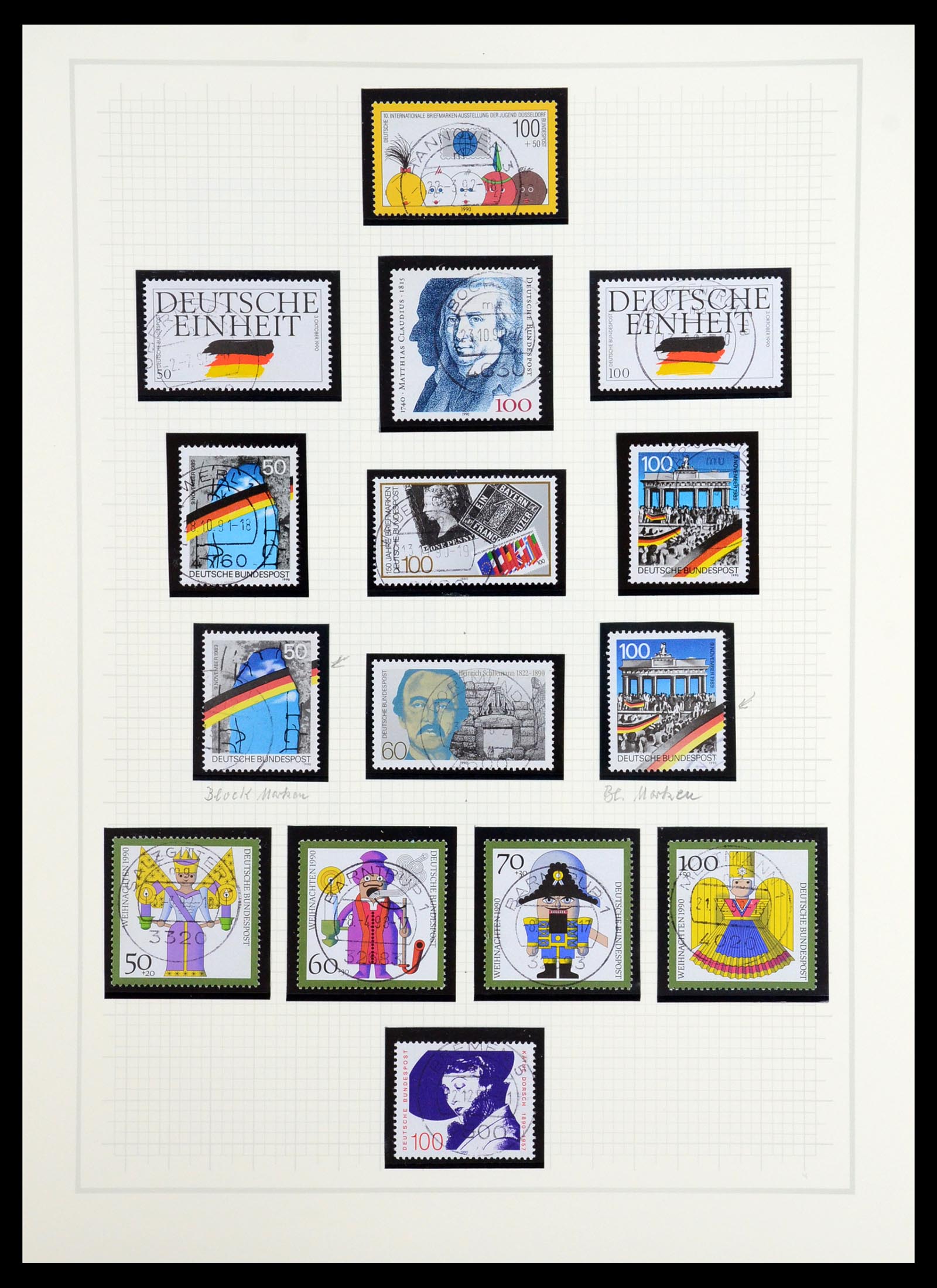 36537 117 - Stamp collection 36537 Bundespost 1949-2012.