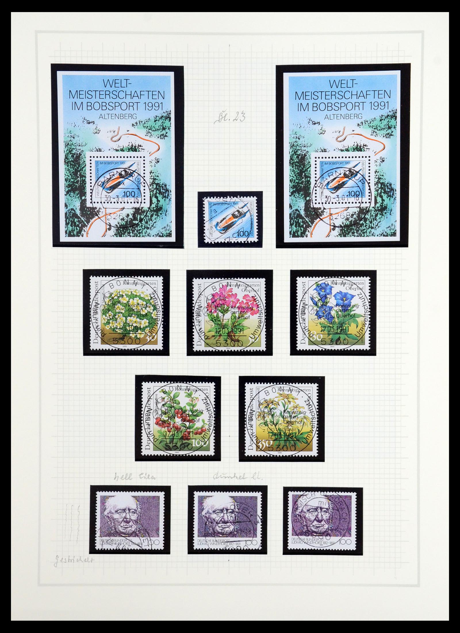 36537 119 - Stamp collection 36537 Bundespost 1949-2012.