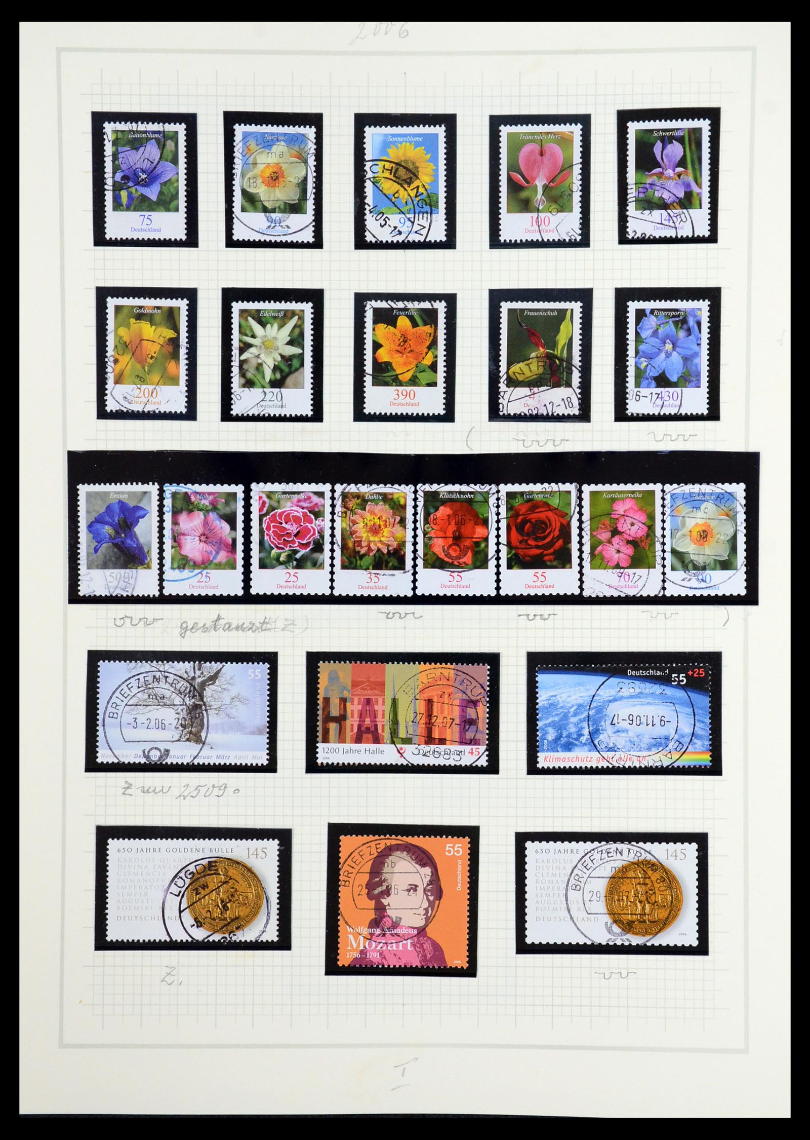 36537 242 - Stamp collection 36537 Bundespost 1949-2012.