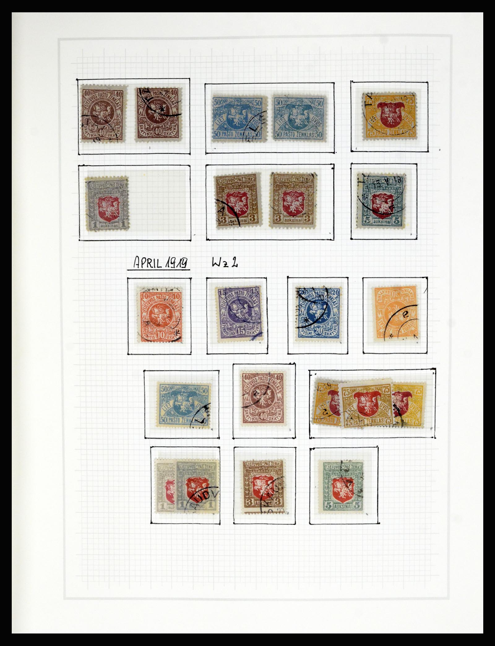 36538 005 - Postzegelverzameling 36538 Litouwen 1918-2019!