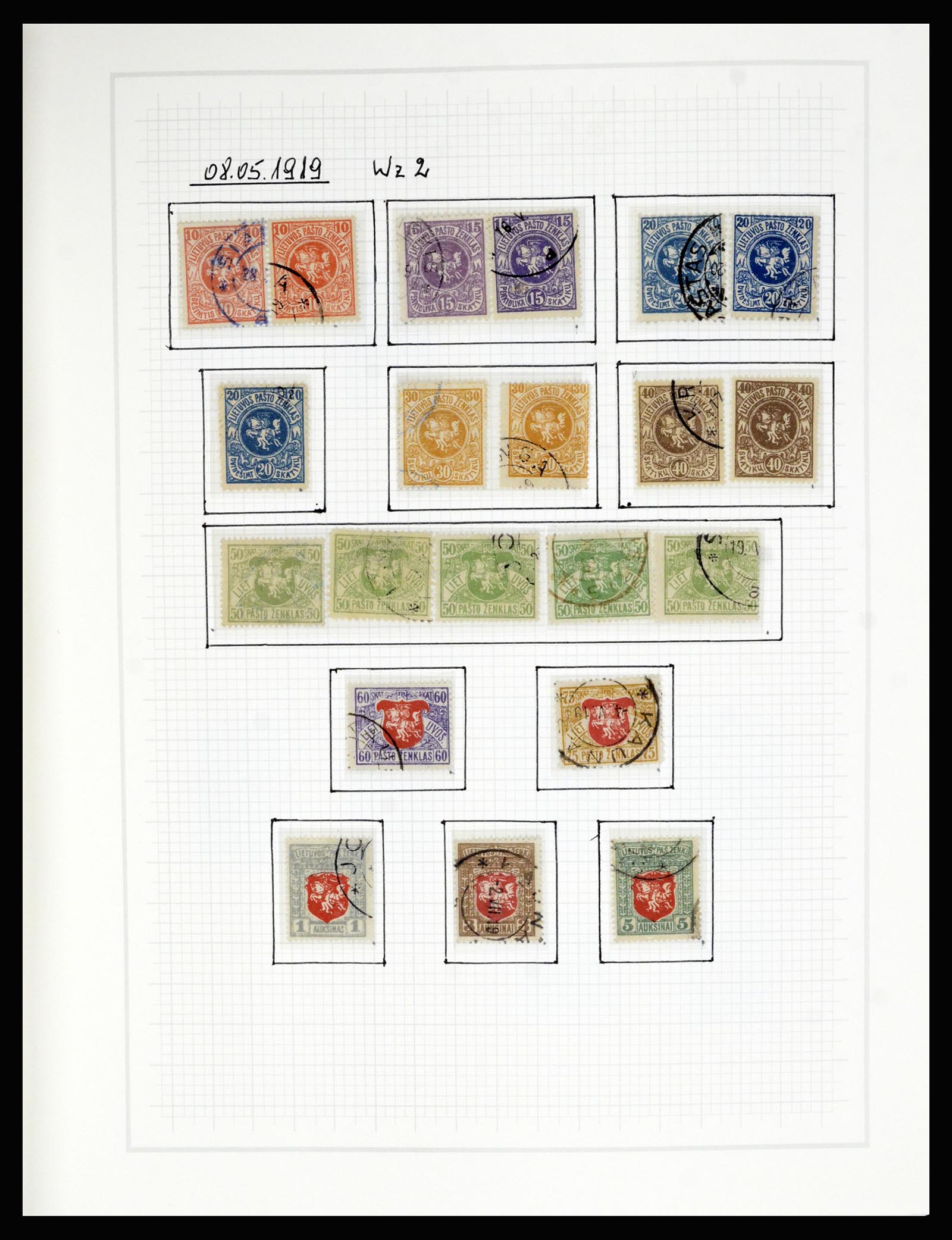 36538 006 - Postzegelverzameling 36538 Litouwen 1918-2019!