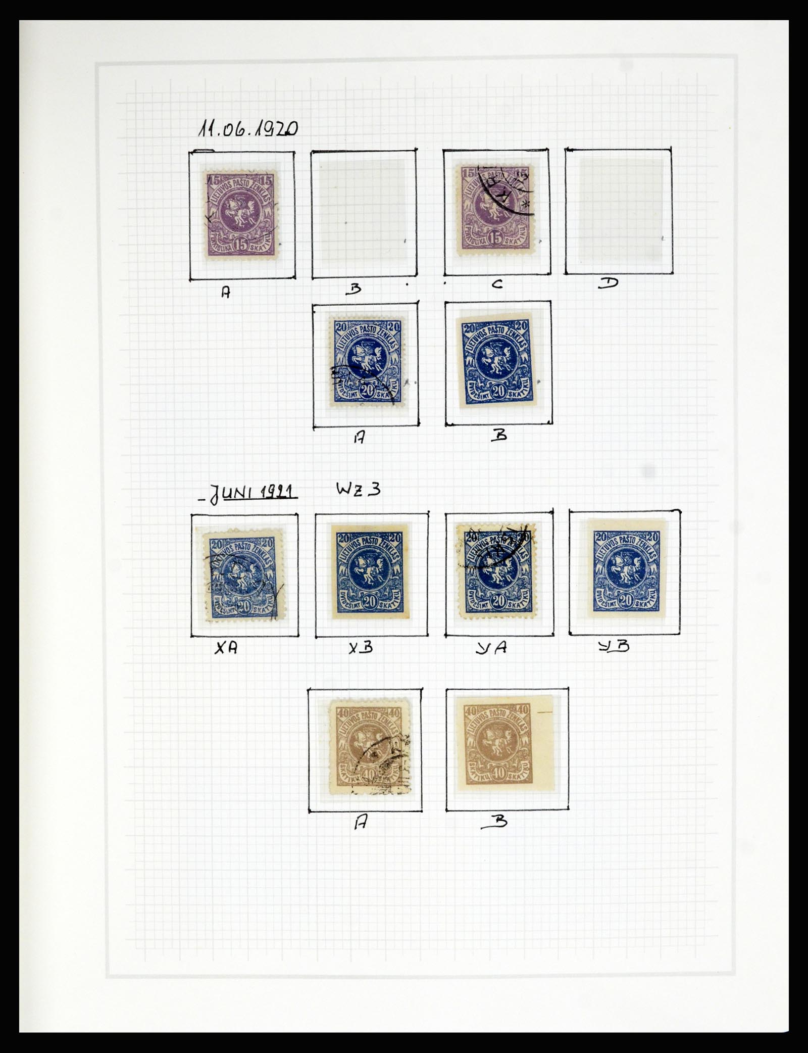 36538 008 - Postzegelverzameling 36538 Litouwen 1918-2019!
