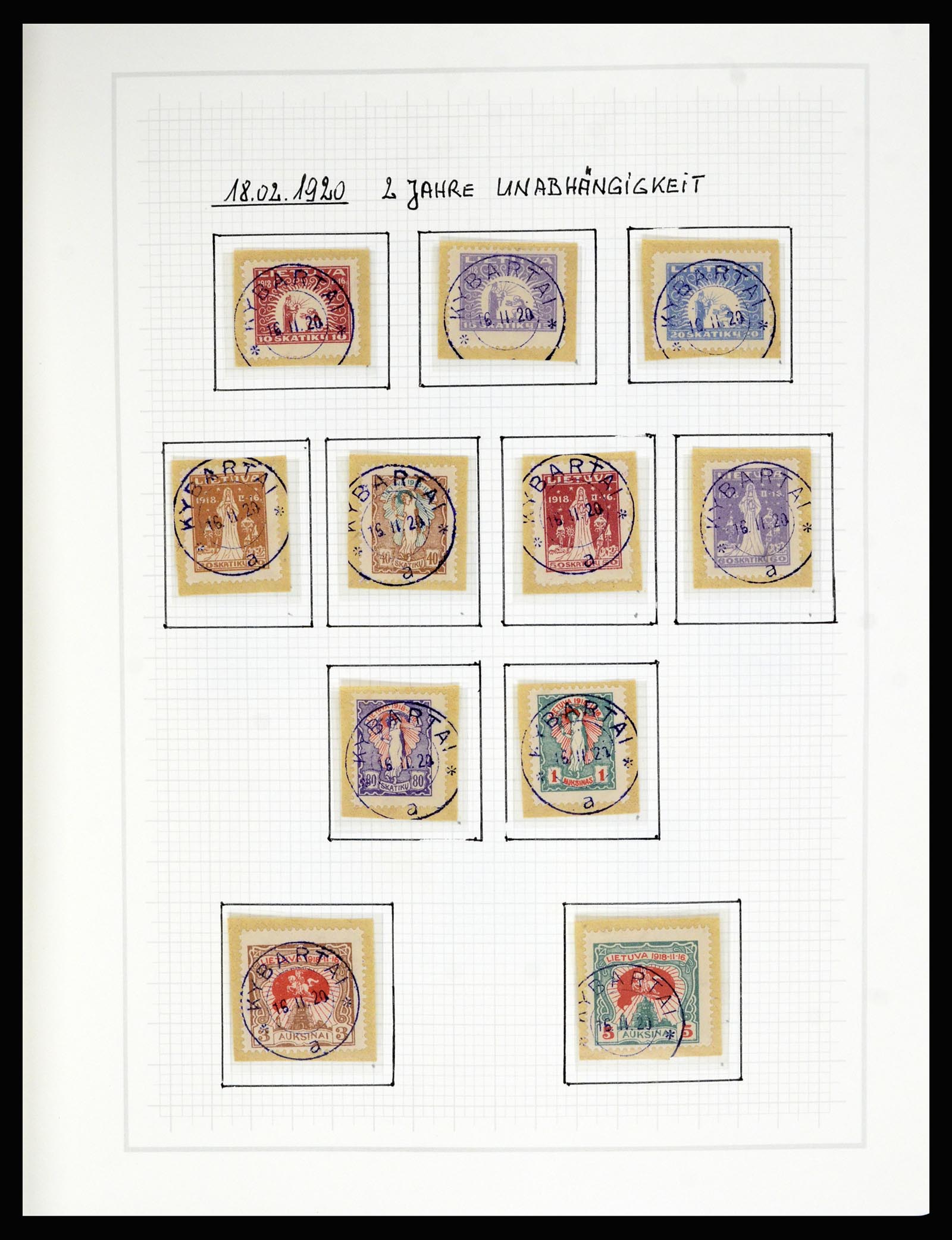 36538 009 - Postzegelverzameling 36538 Litouwen 1918-2019!