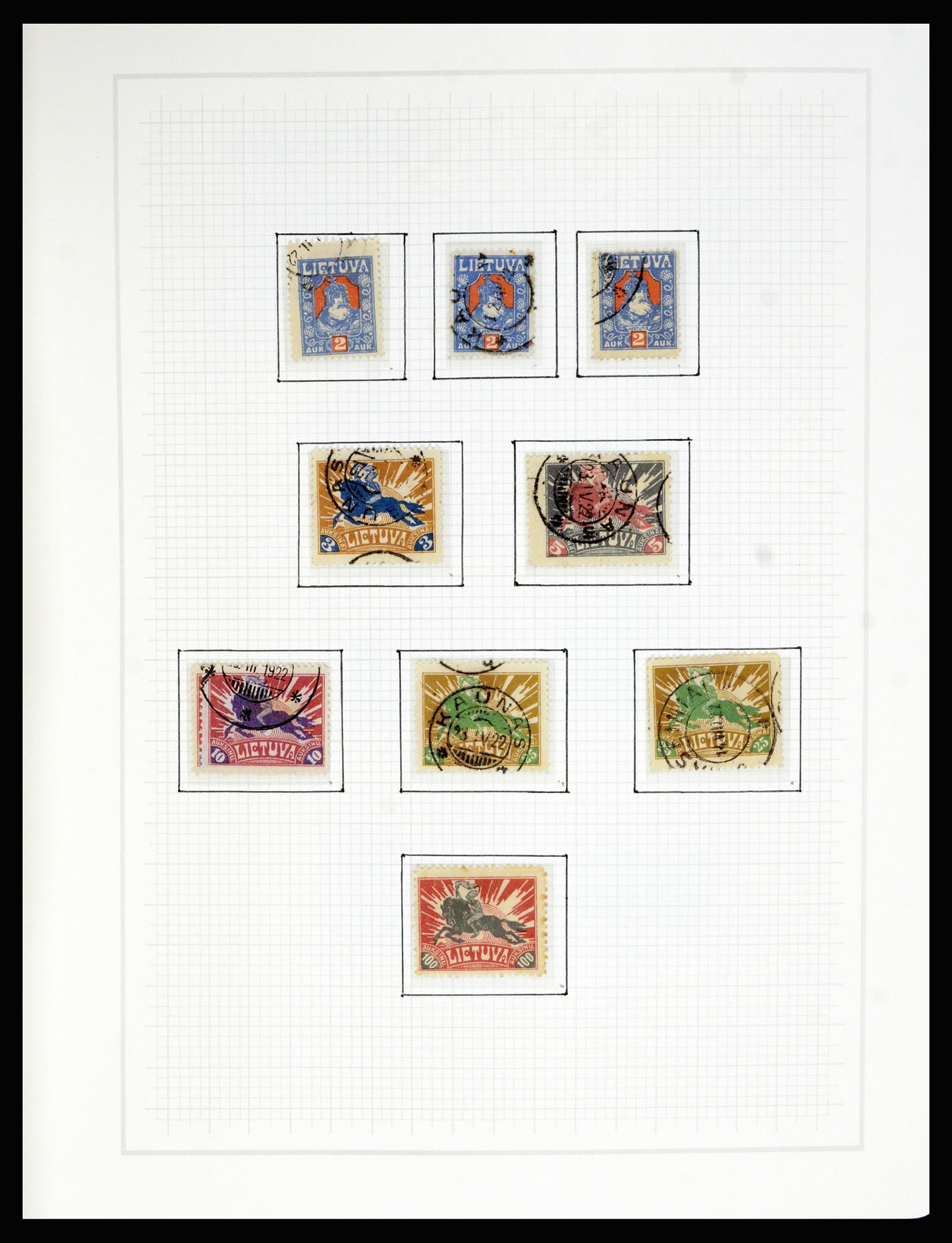36538 012 - Postzegelverzameling 36538 Litouwen 1918-2019!