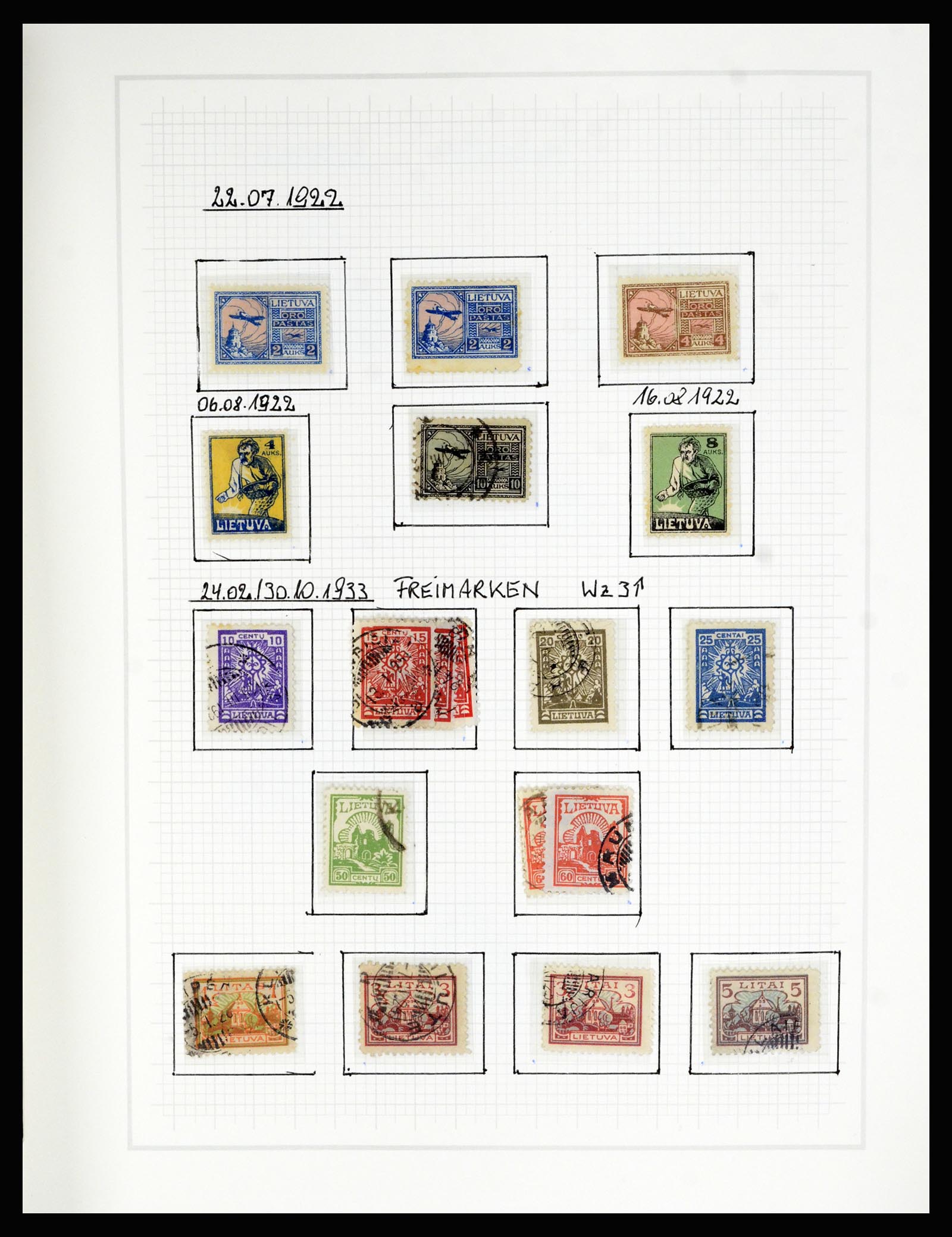 36538 015 - Postzegelverzameling 36538 Litouwen 1918-2019!