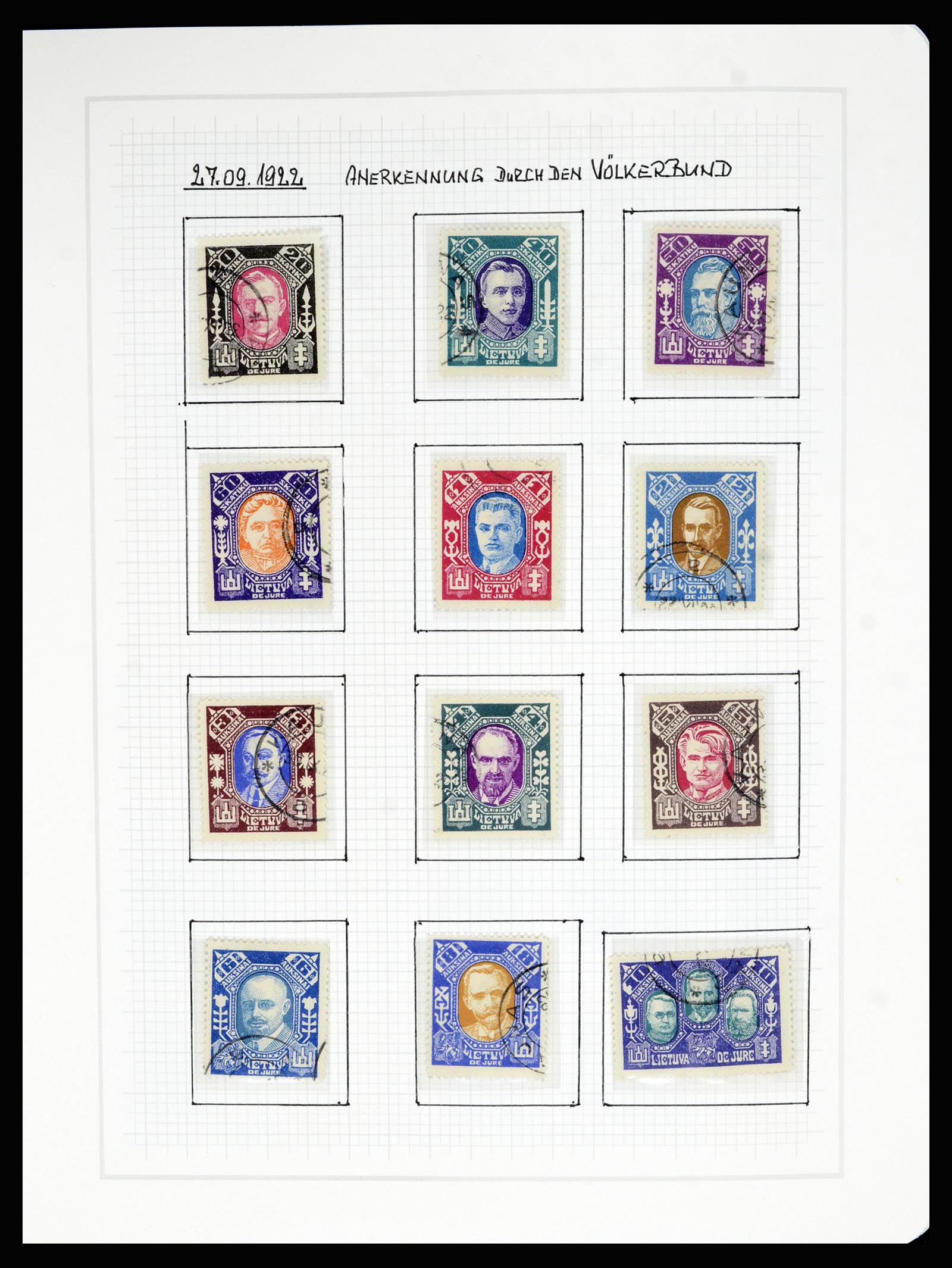 36538 018 - Postzegelverzameling 36538 Litouwen 1918-2019!