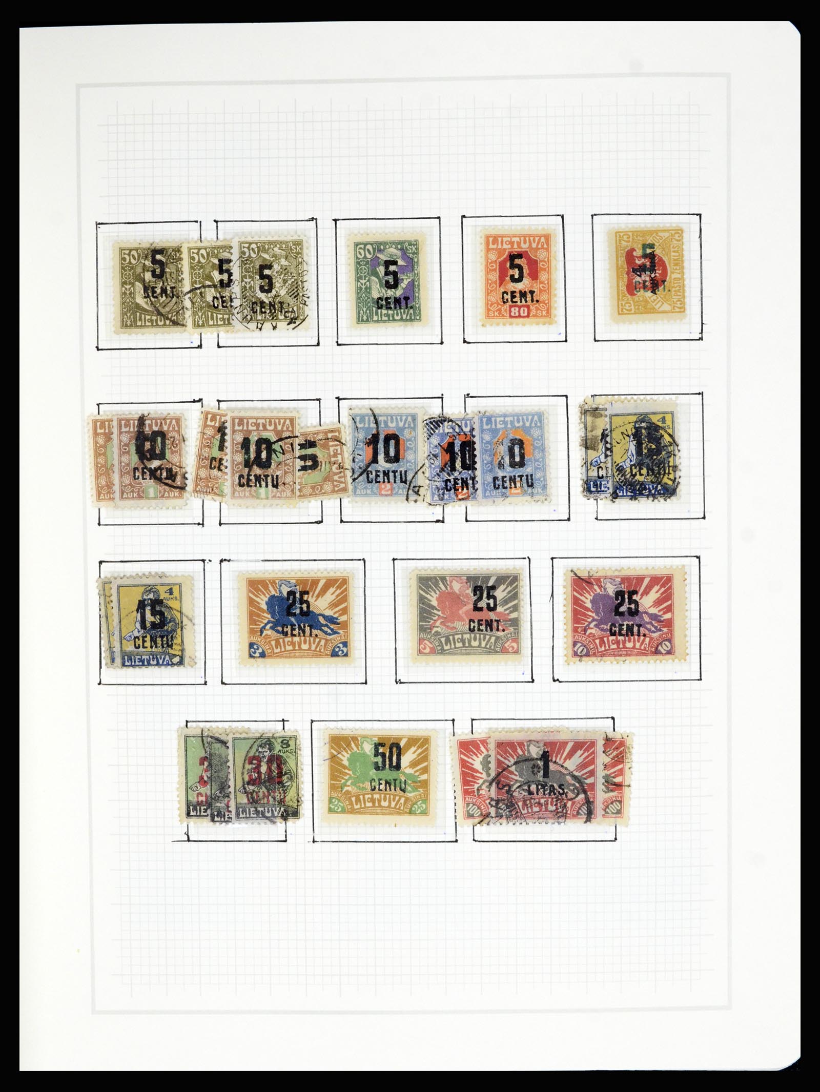 36538 020 - Postzegelverzameling 36538 Litouwen 1918-2019!