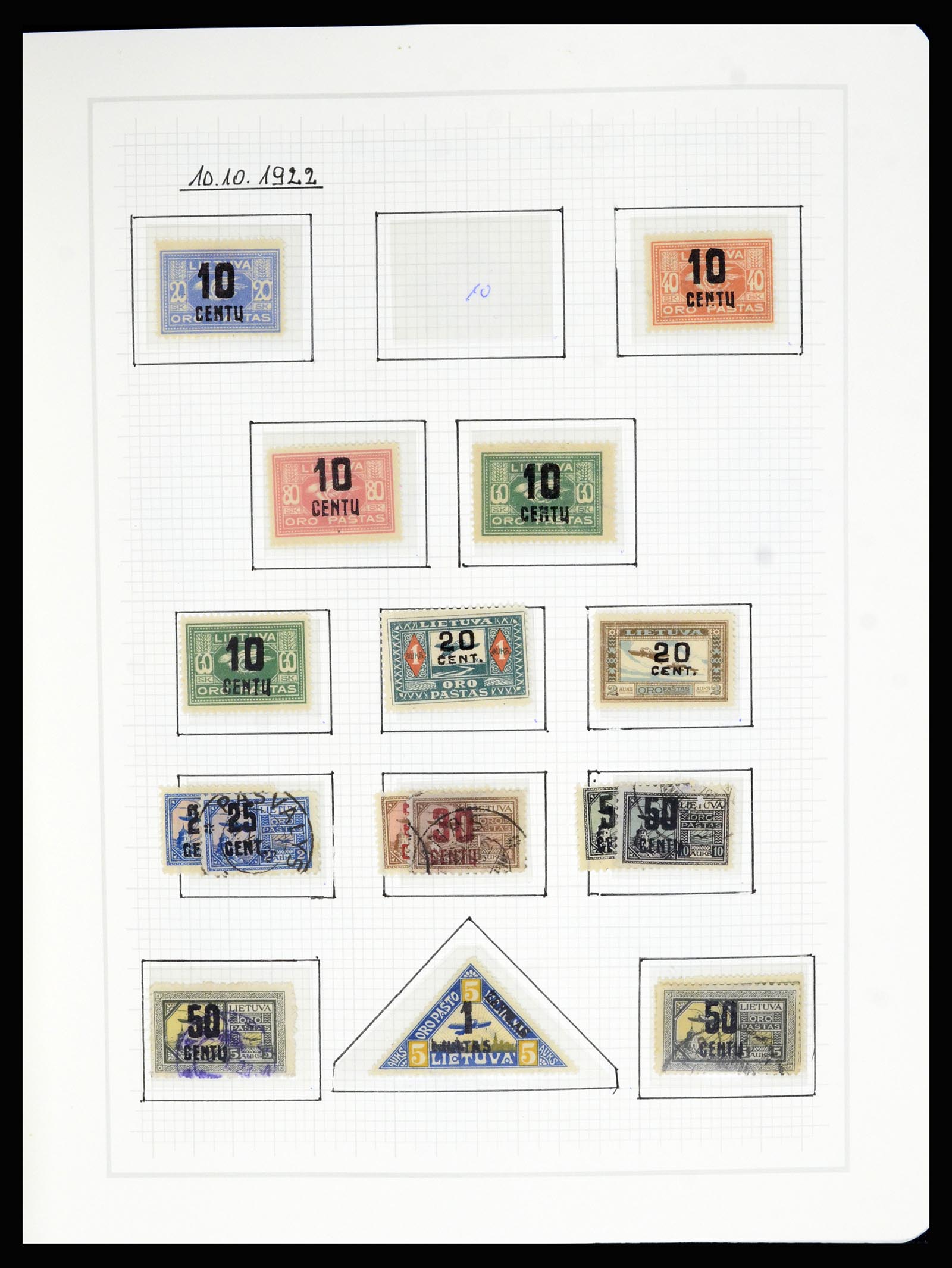 36538 021 - Postzegelverzameling 36538 Litouwen 1918-2019!