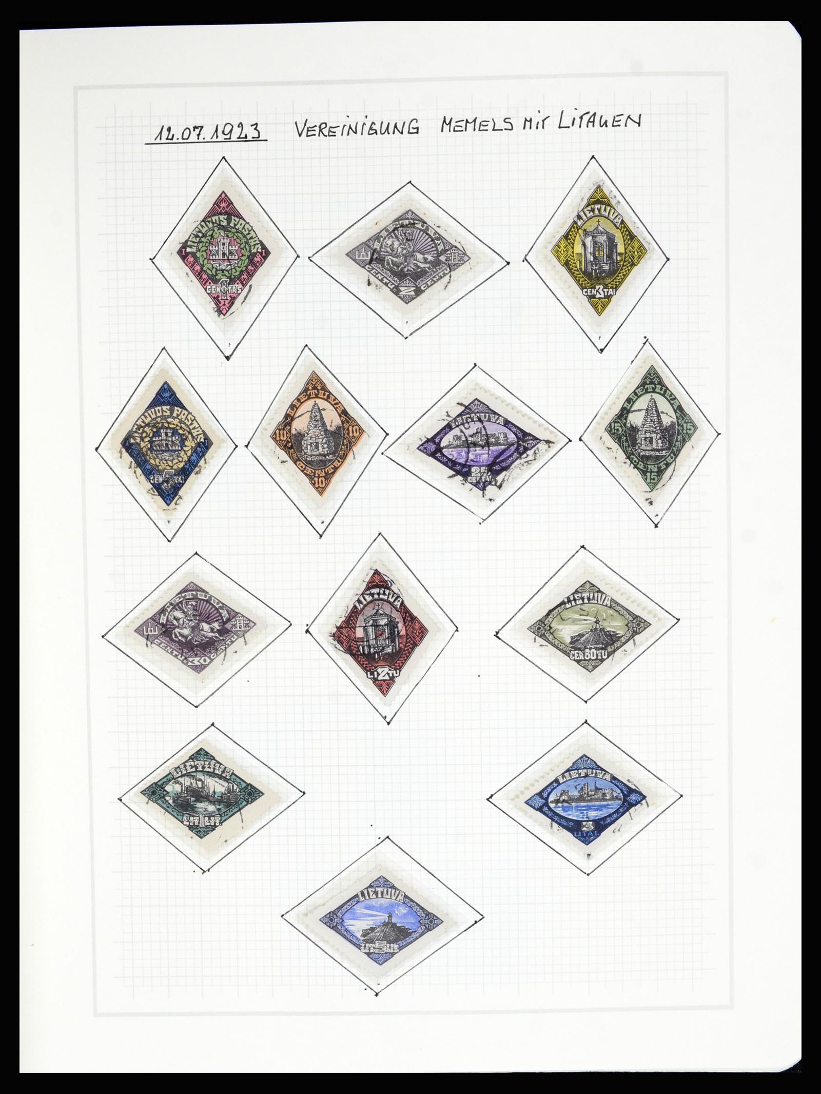 36538 022 - Postzegelverzameling 36538 Litouwen 1918-2019!