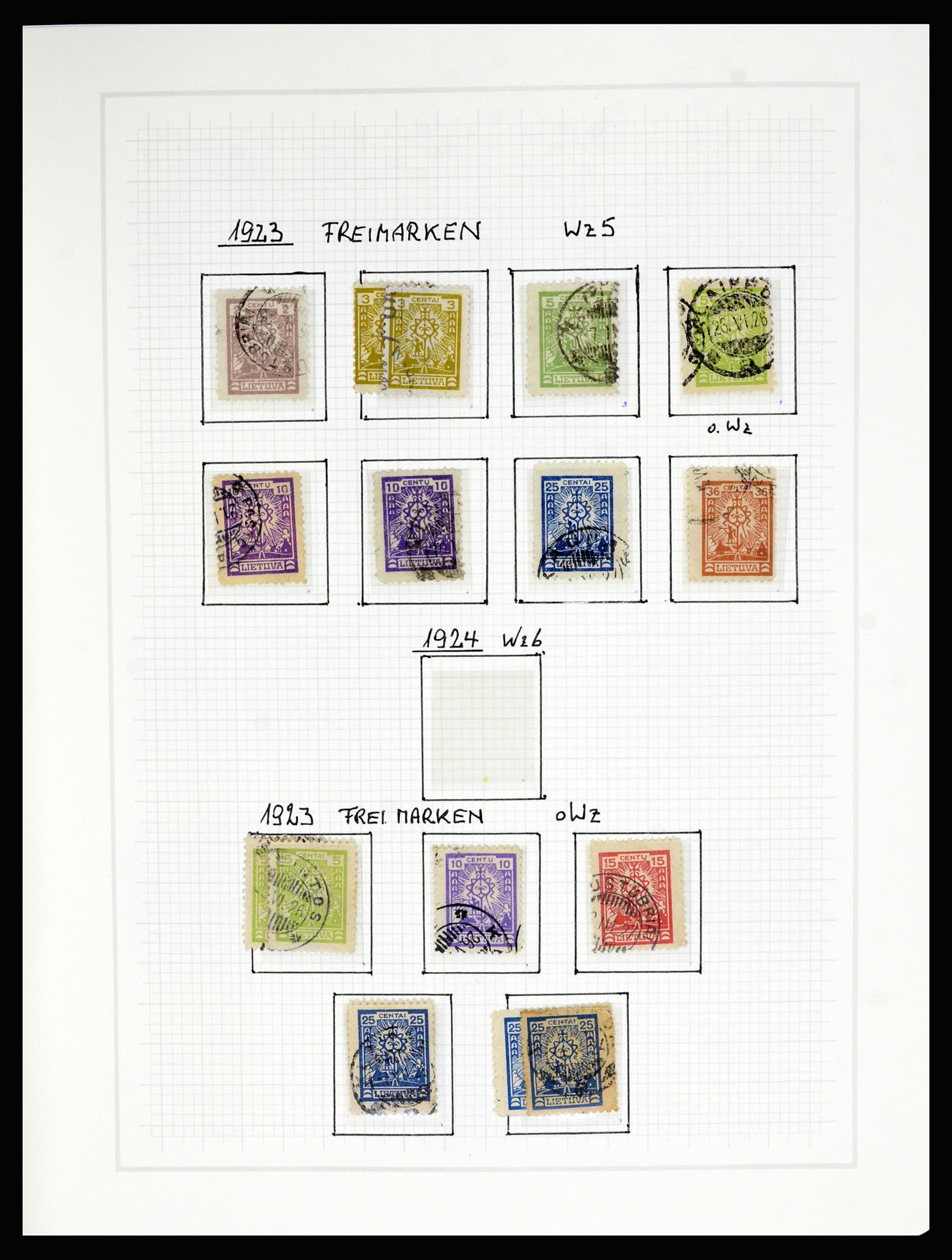 36538 023 - Stamp collection 36538 Lithuania 1918-2019!