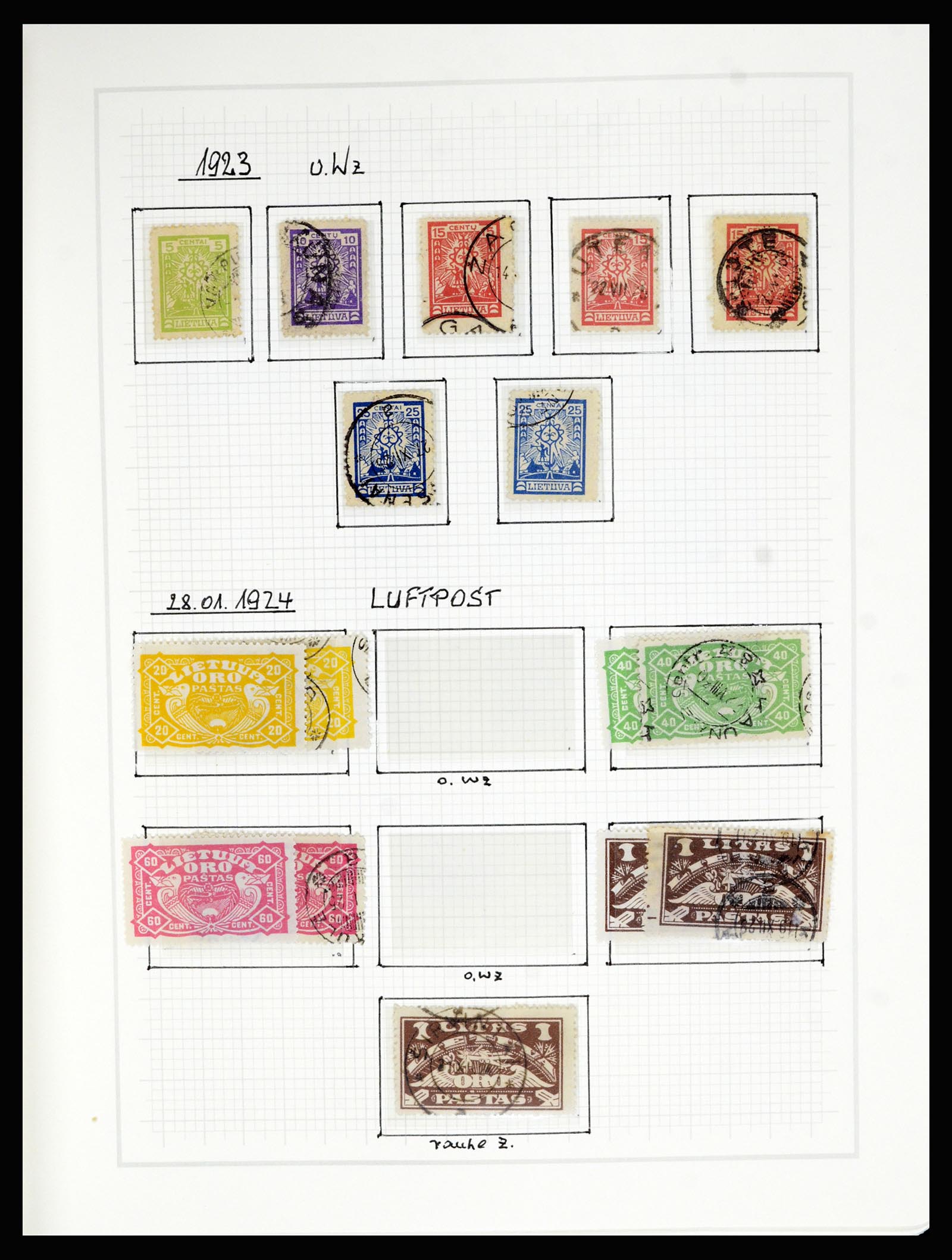 36538 024 - Postzegelverzameling 36538 Litouwen 1918-2019!