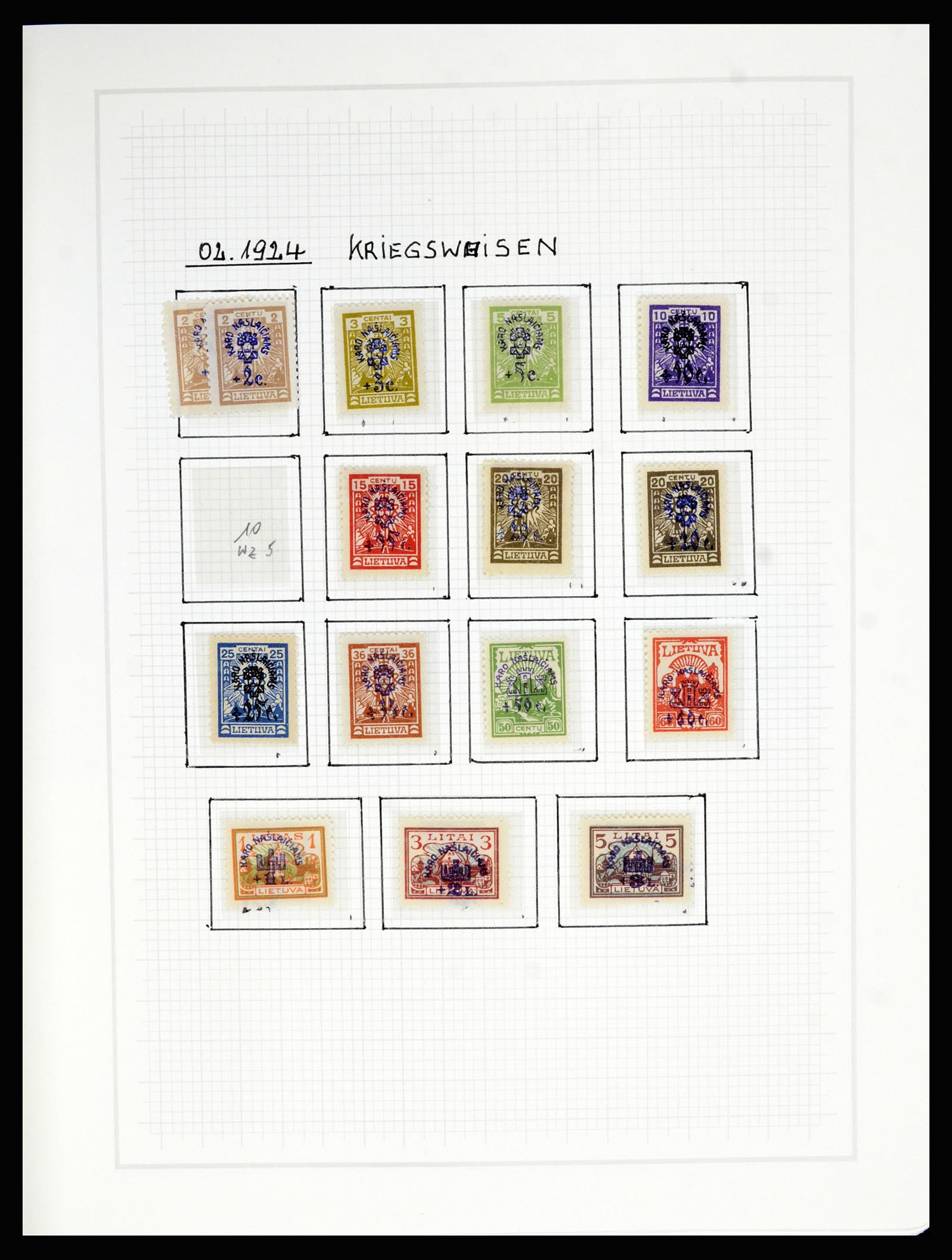 36538 025 - Postzegelverzameling 36538 Litouwen 1918-2019!