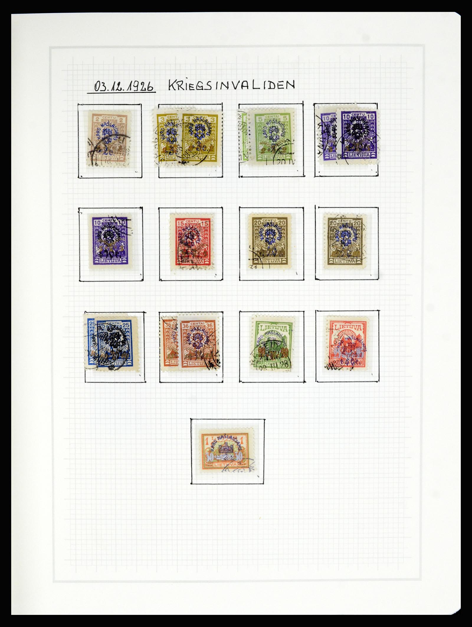 36538 028 - Postzegelverzameling 36538 Litouwen 1918-2019!
