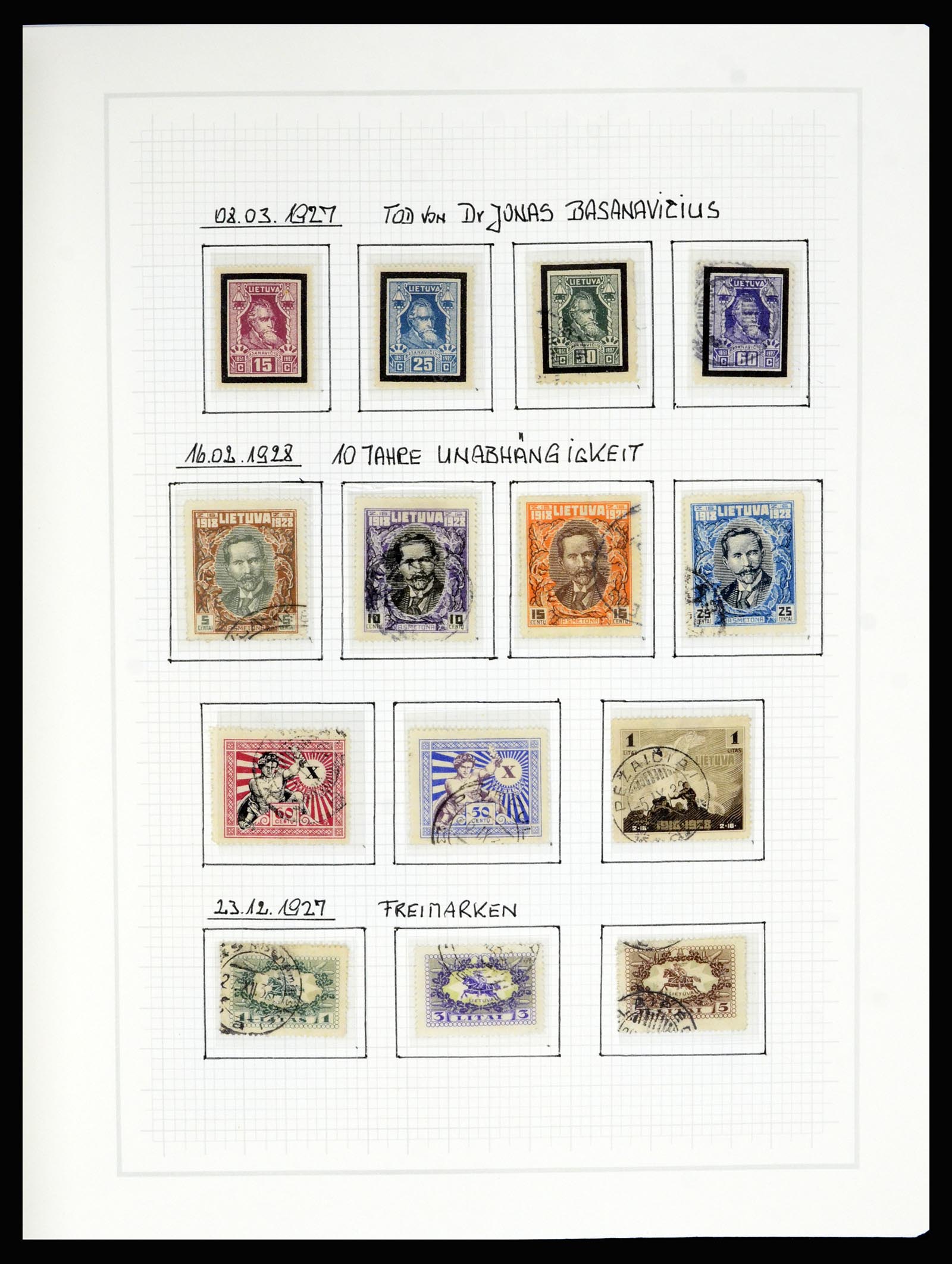 36538 033 - Stamp collection 36538 Lithuania 1918-2019!