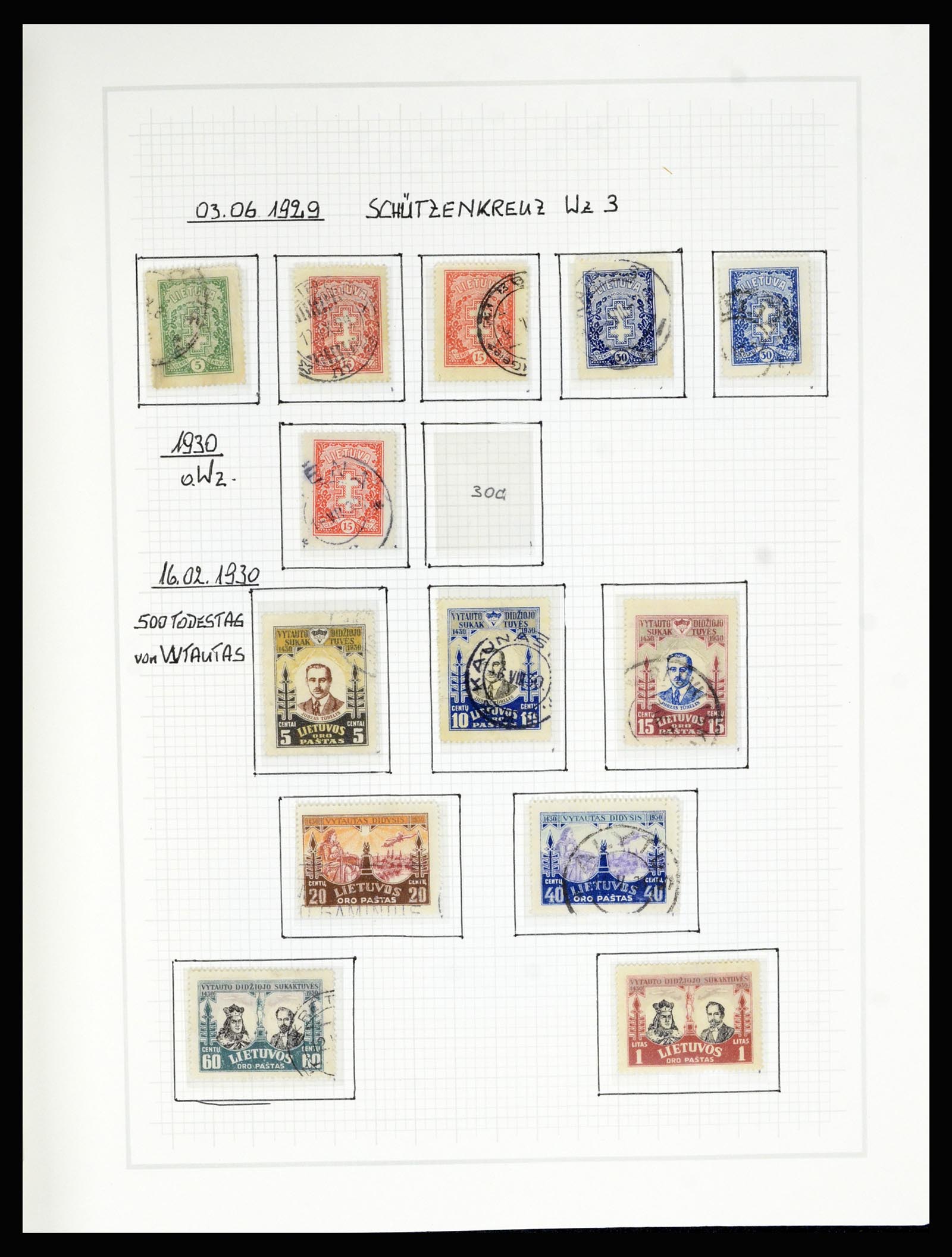 36538 034 - Postzegelverzameling 36538 Litouwen 1918-2019!