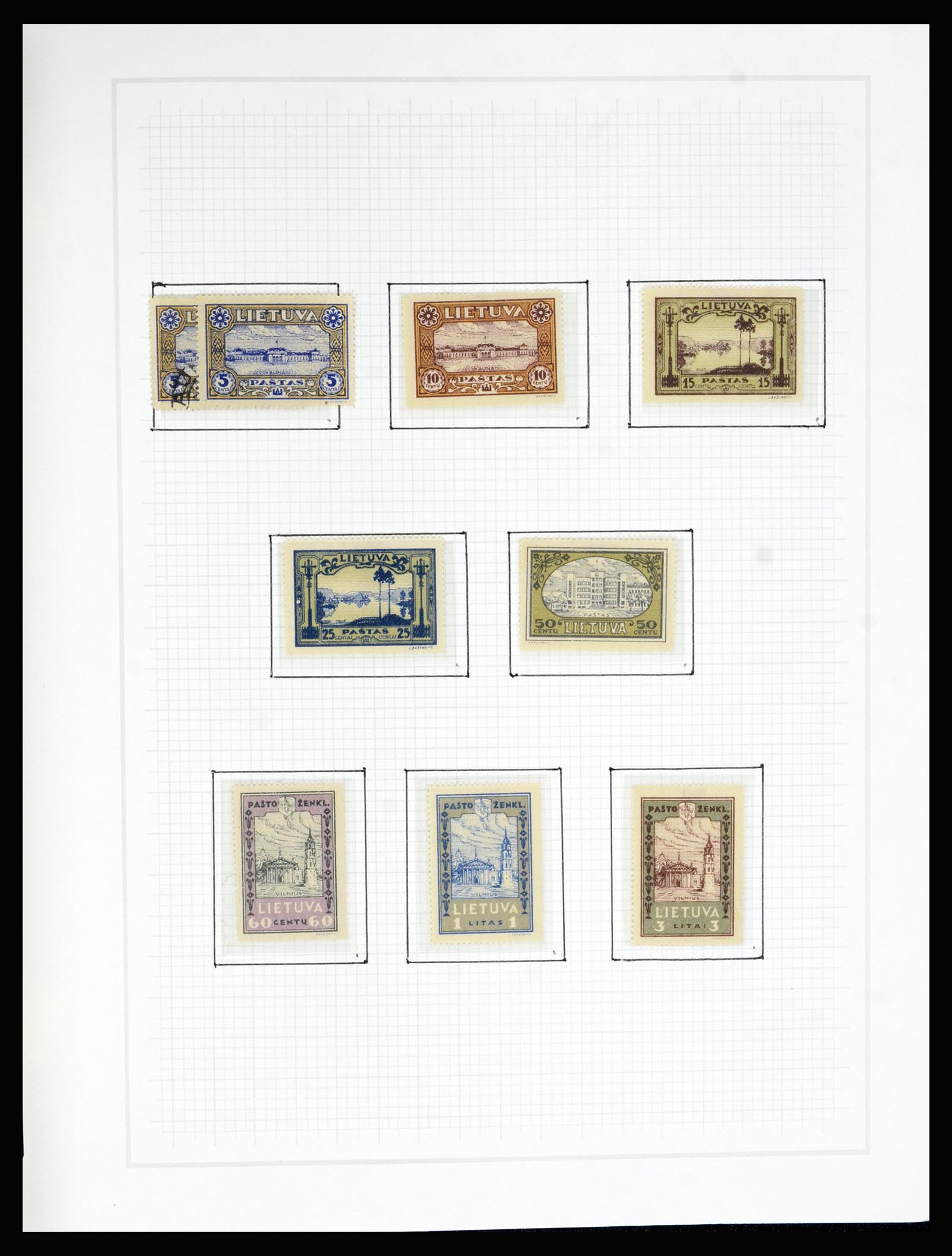 36538 037 - Postzegelverzameling 36538 Litouwen 1918-2019!