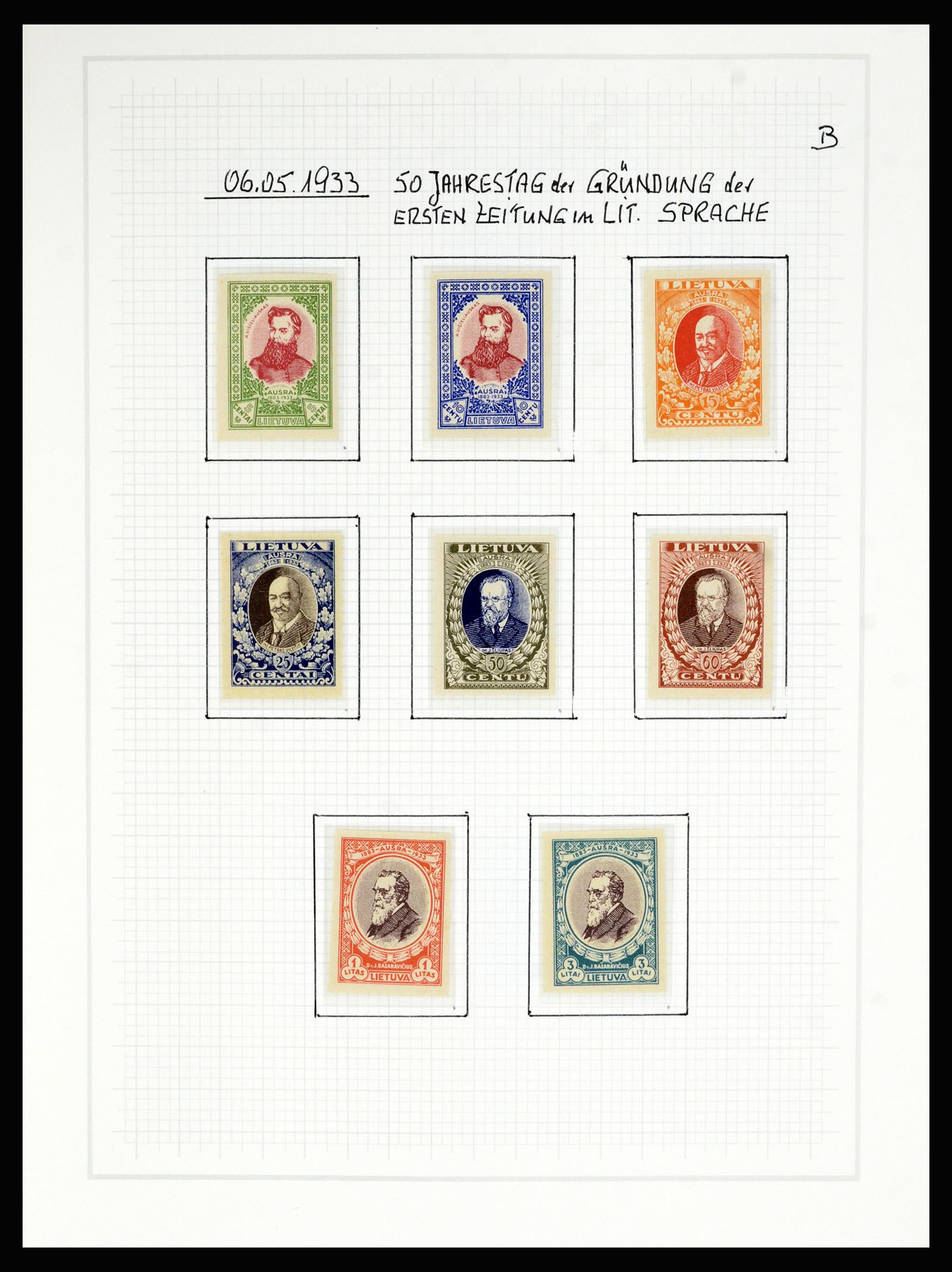 36538 047 - Stamp collection 36538 Lithuania 1918-2019!