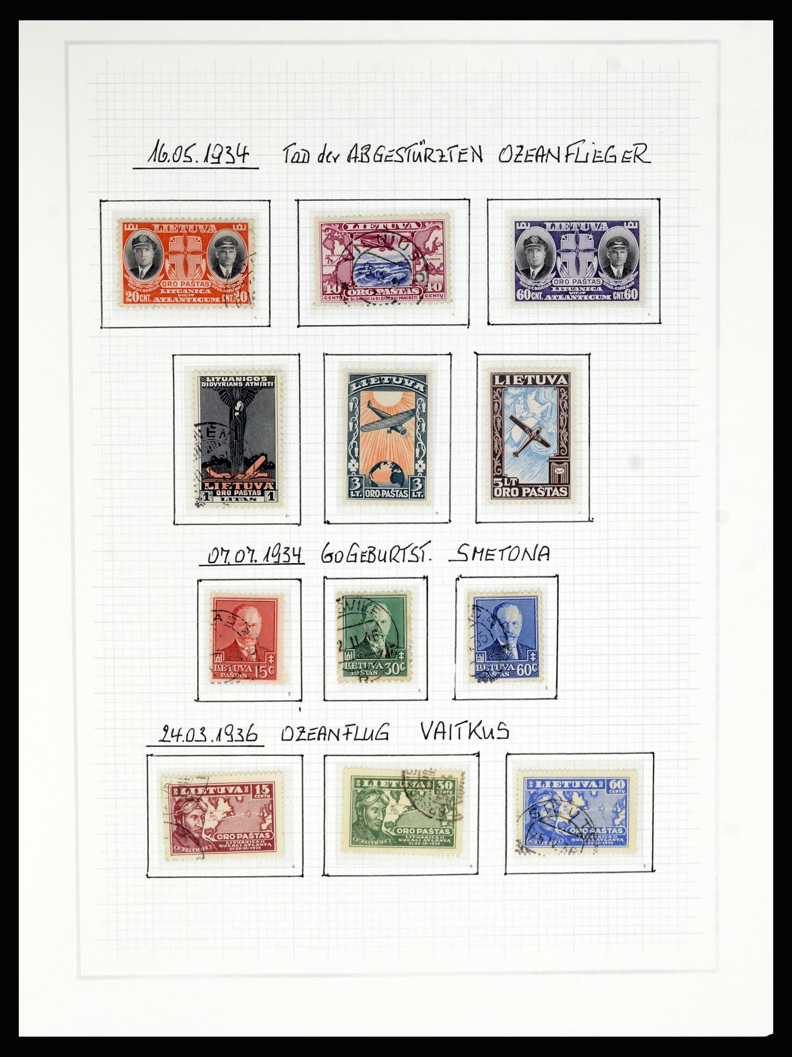 36538 053 - Stamp collection 36538 Lithuania 1918-2019!