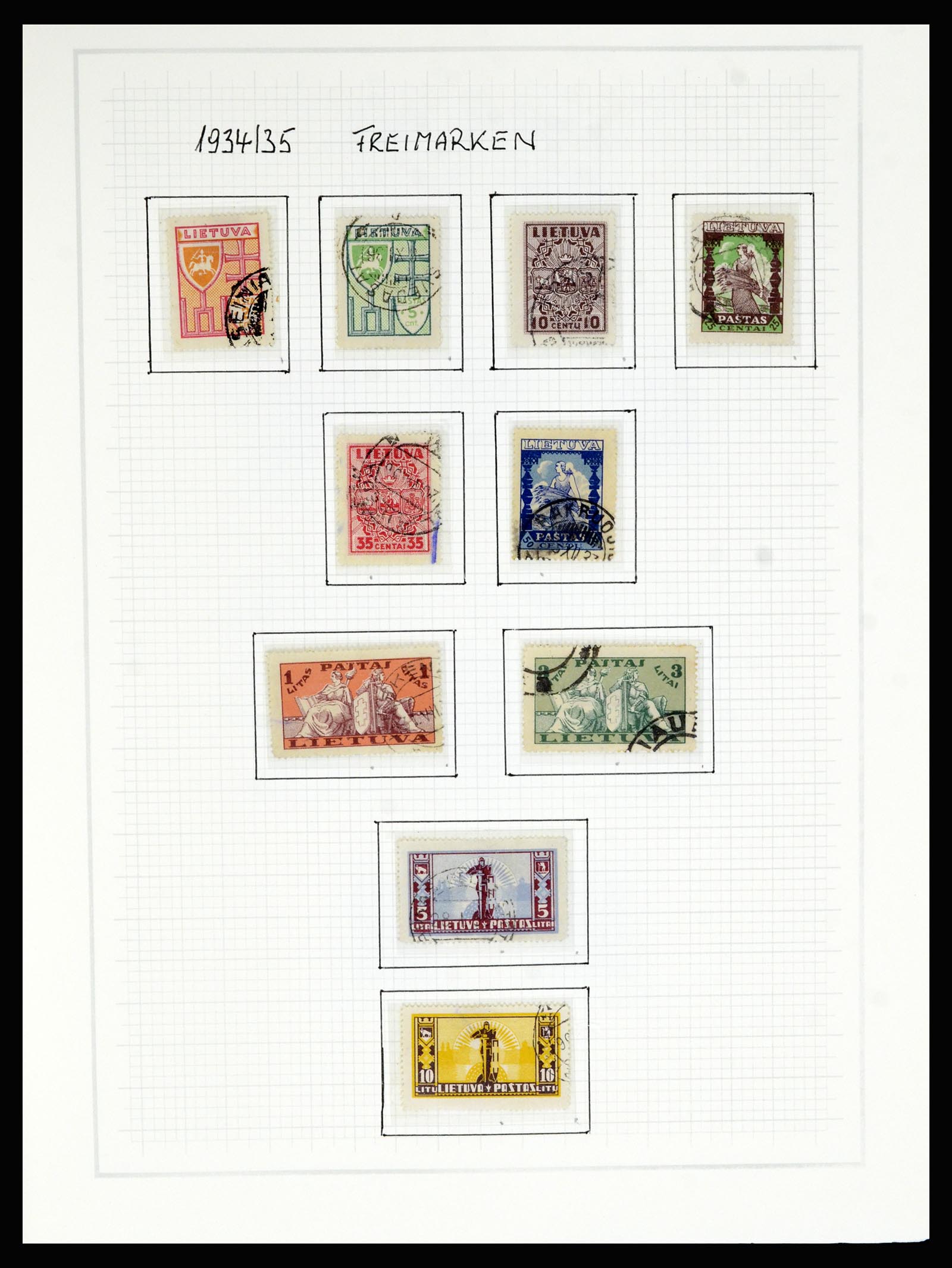 36538 055 - Stamp collection 36538 Lithuania 1918-2019!