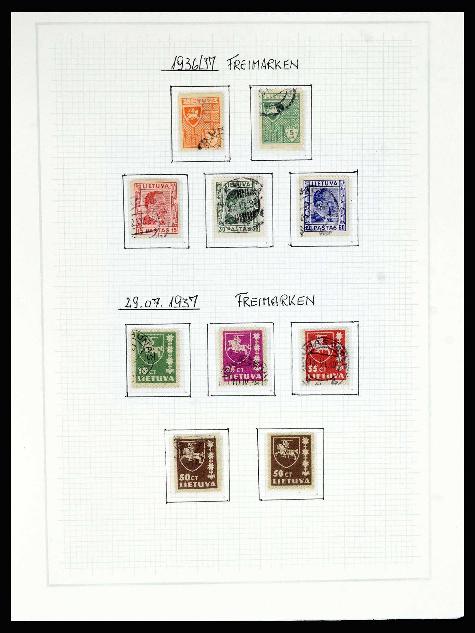 36538 056 - Stamp collection 36538 Lithuania 1918-2019!