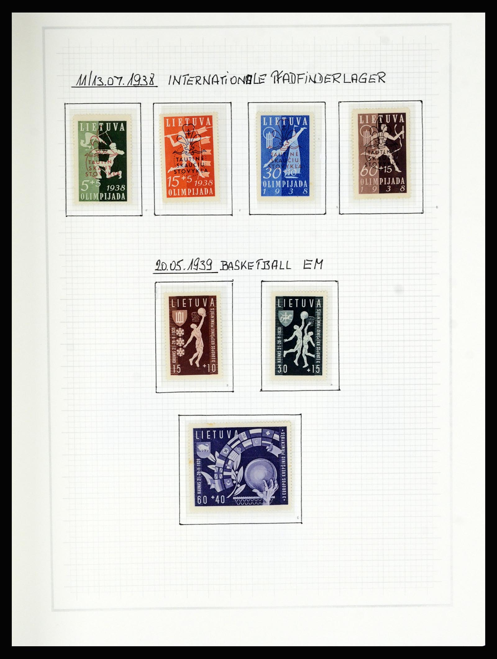 36538 060 - Stamp collection 36538 Lithuania 1918-2019!