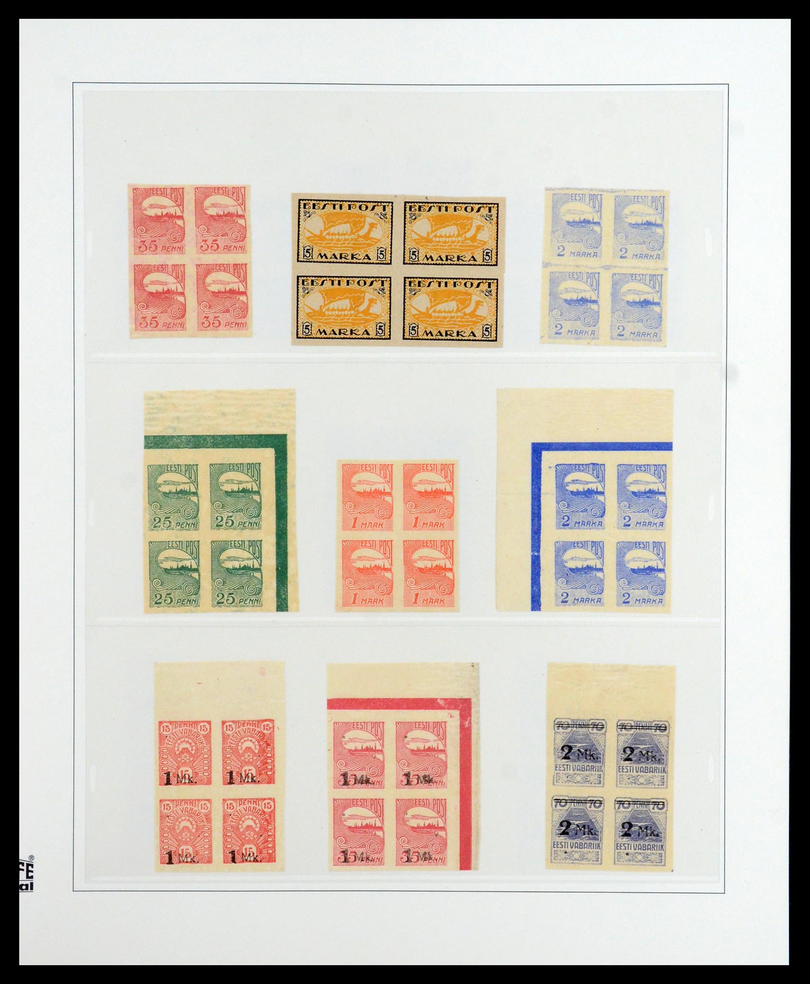 36539 005 - Postzegelverzameling 36539 Estland 1918-1940.