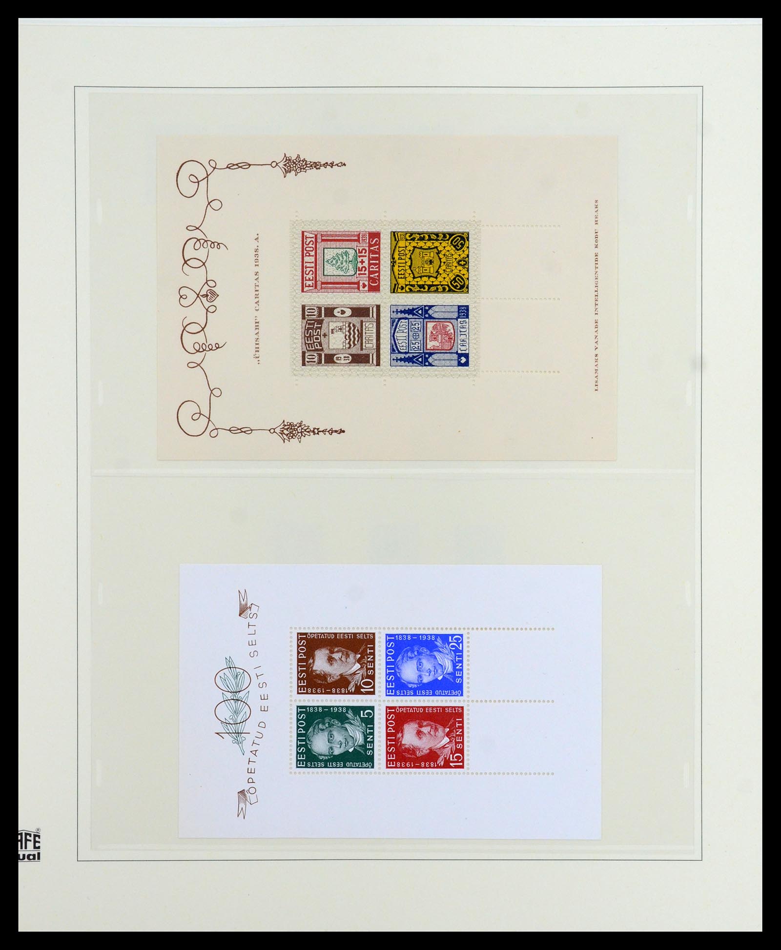 36539 014 - Postzegelverzameling 36539 Estland 1918-1940.