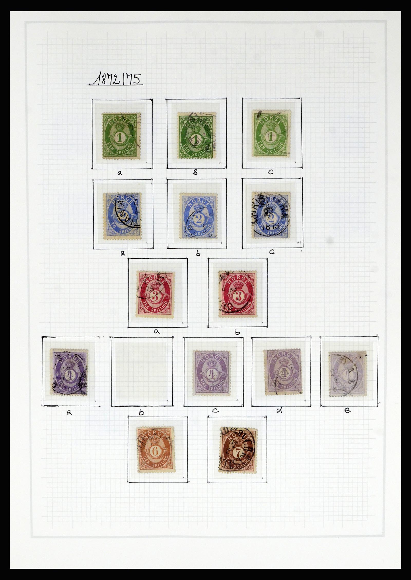 36540 002 - Postzegelverzameling 36540 Noorwegen 1855-2019!
