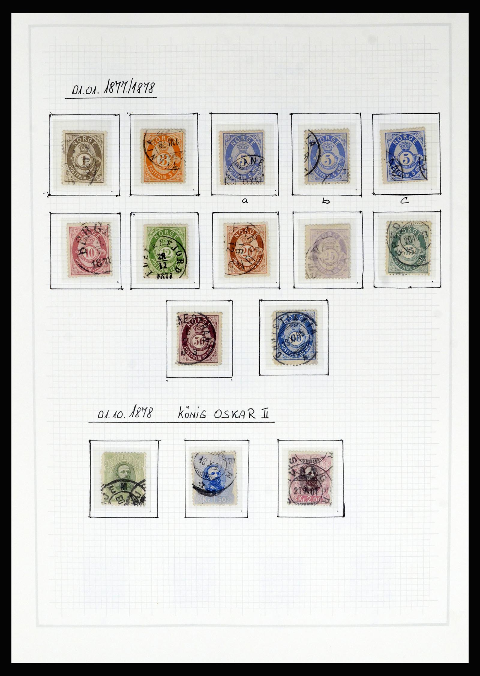 36540 003 - Postzegelverzameling 36540 Noorwegen 1855-2019!