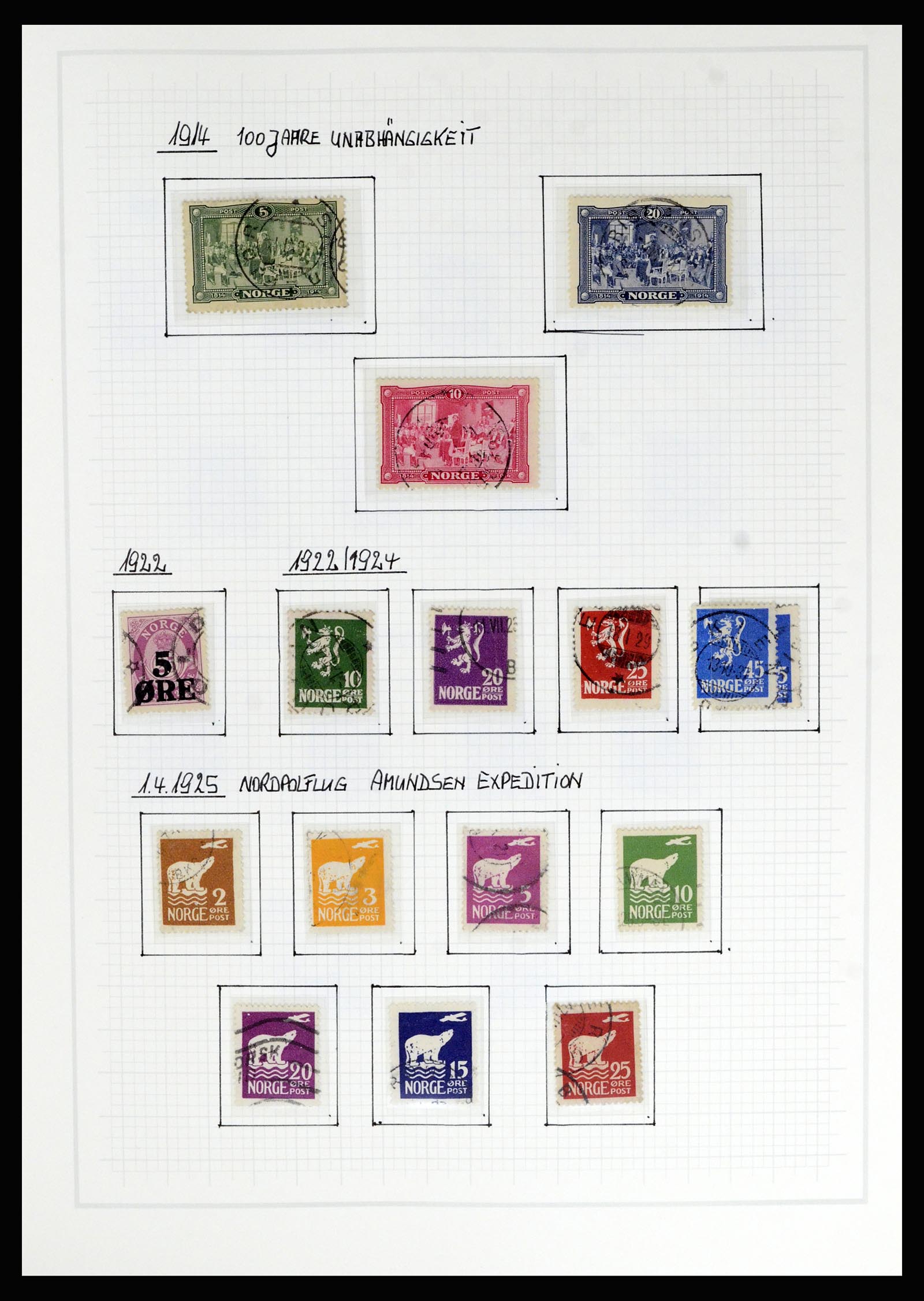 36540 009 - Postzegelverzameling 36540 Noorwegen 1855-2019!