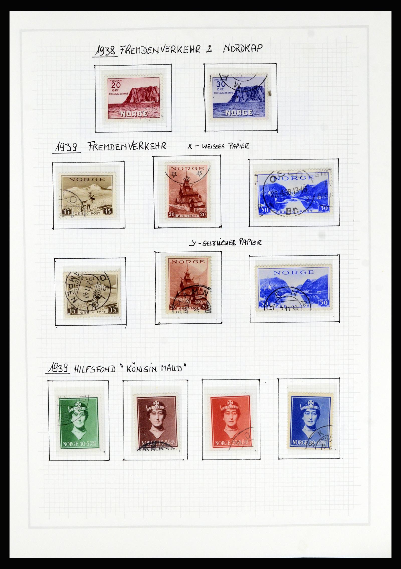 36540 019 - Postzegelverzameling 36540 Noorwegen 1855-2019!
