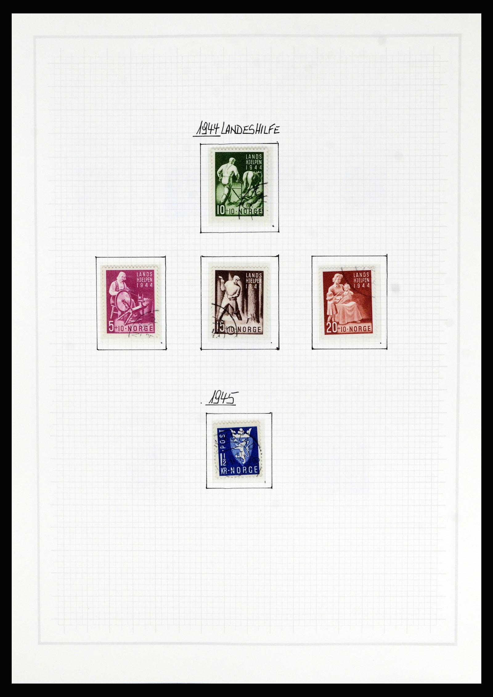 36540 027 - Postzegelverzameling 36540 Noorwegen 1855-2019!