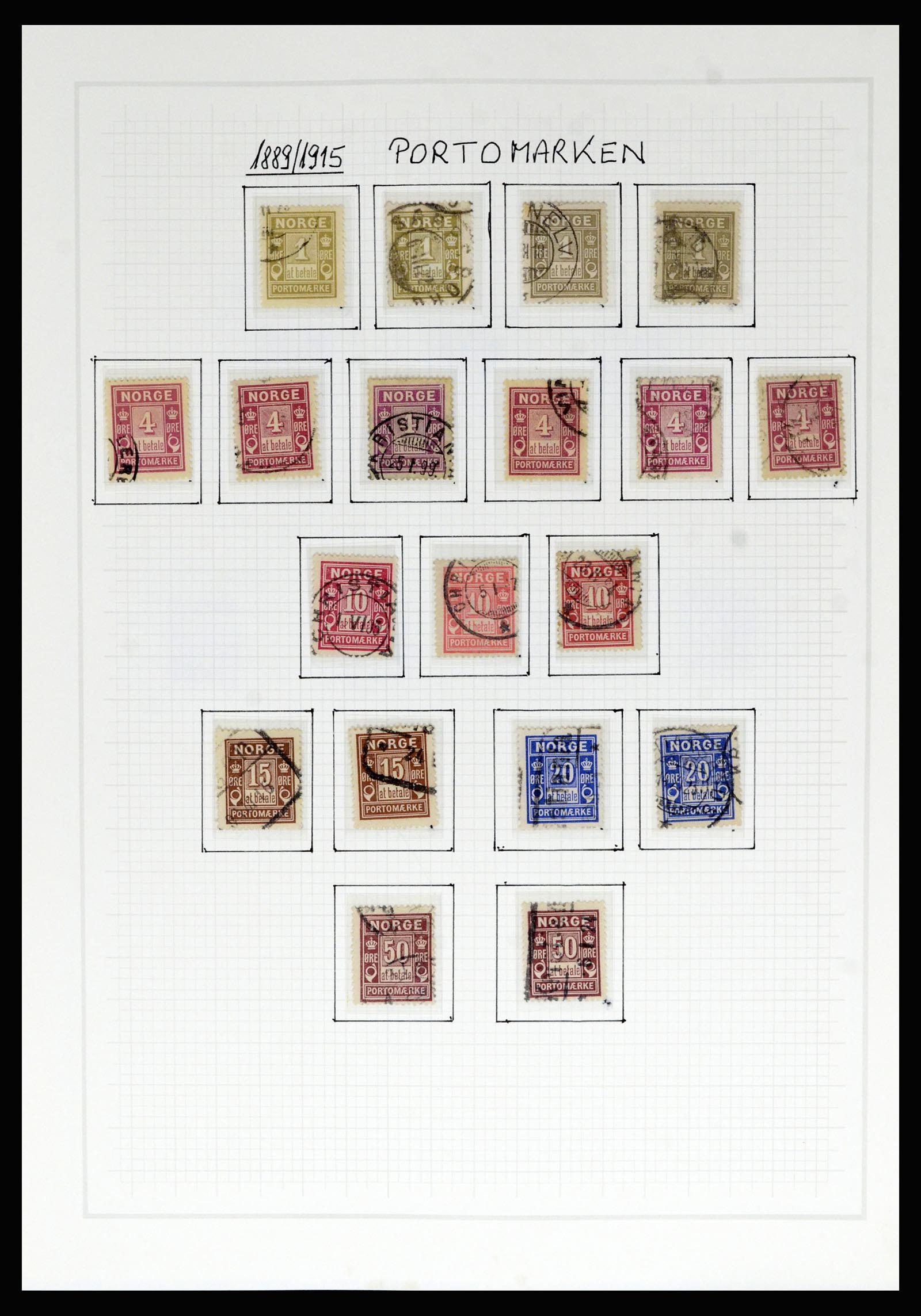 36540 029 - Postzegelverzameling 36540 Noorwegen 1855-2019!