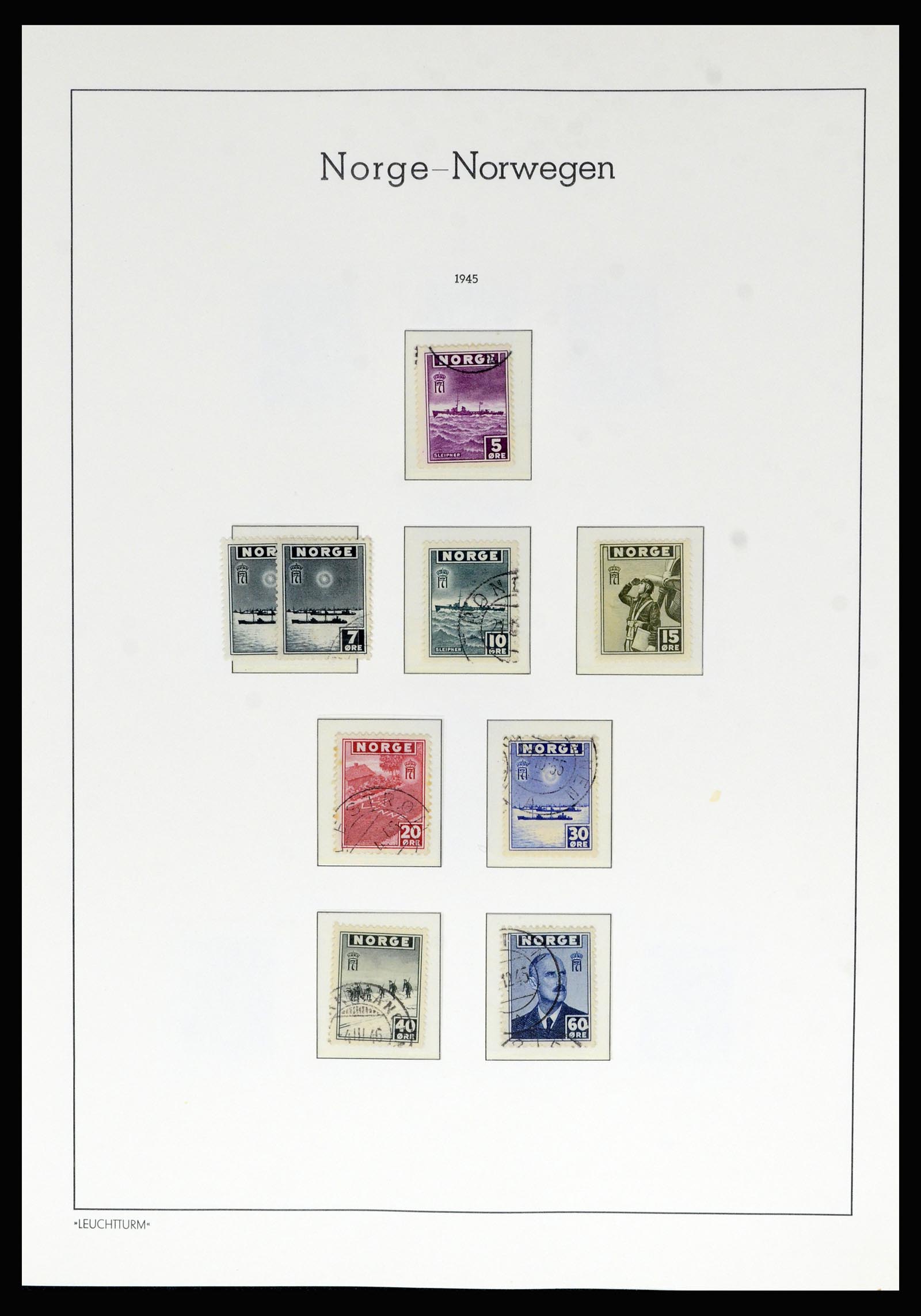 36540 031 - Postzegelverzameling 36540 Noorwegen 1855-2019!