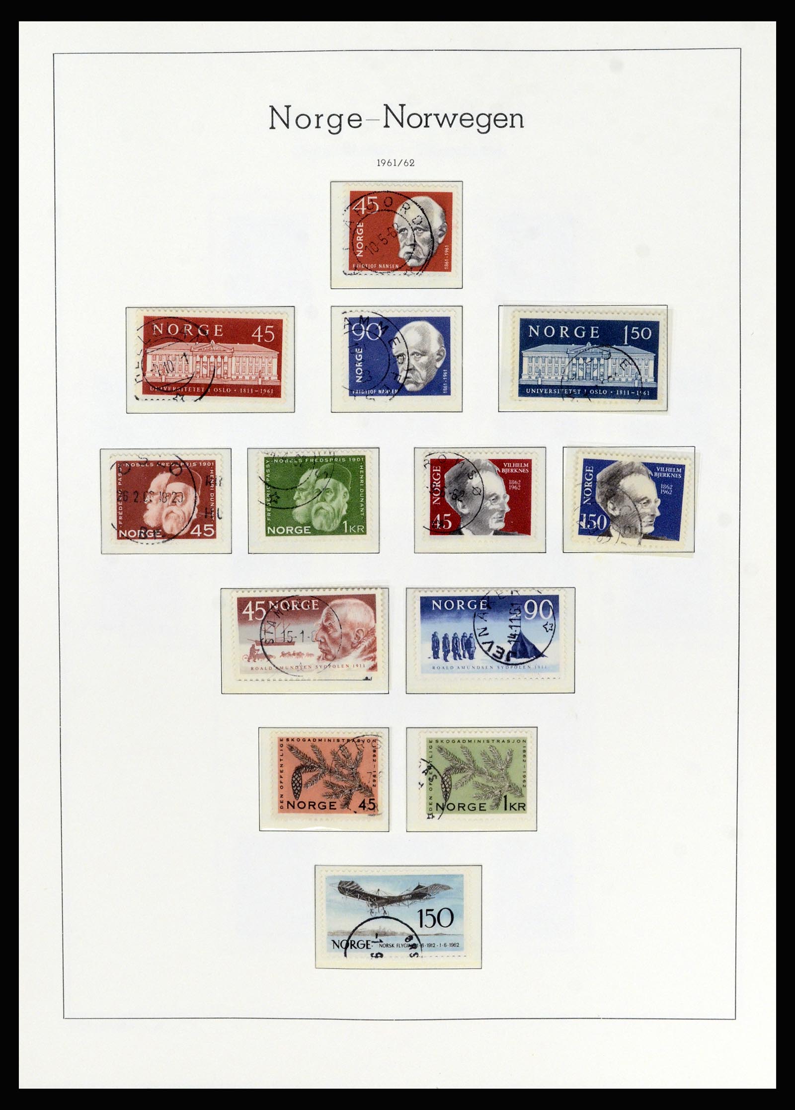 36540 045 - Postzegelverzameling 36540 Noorwegen 1855-2019!