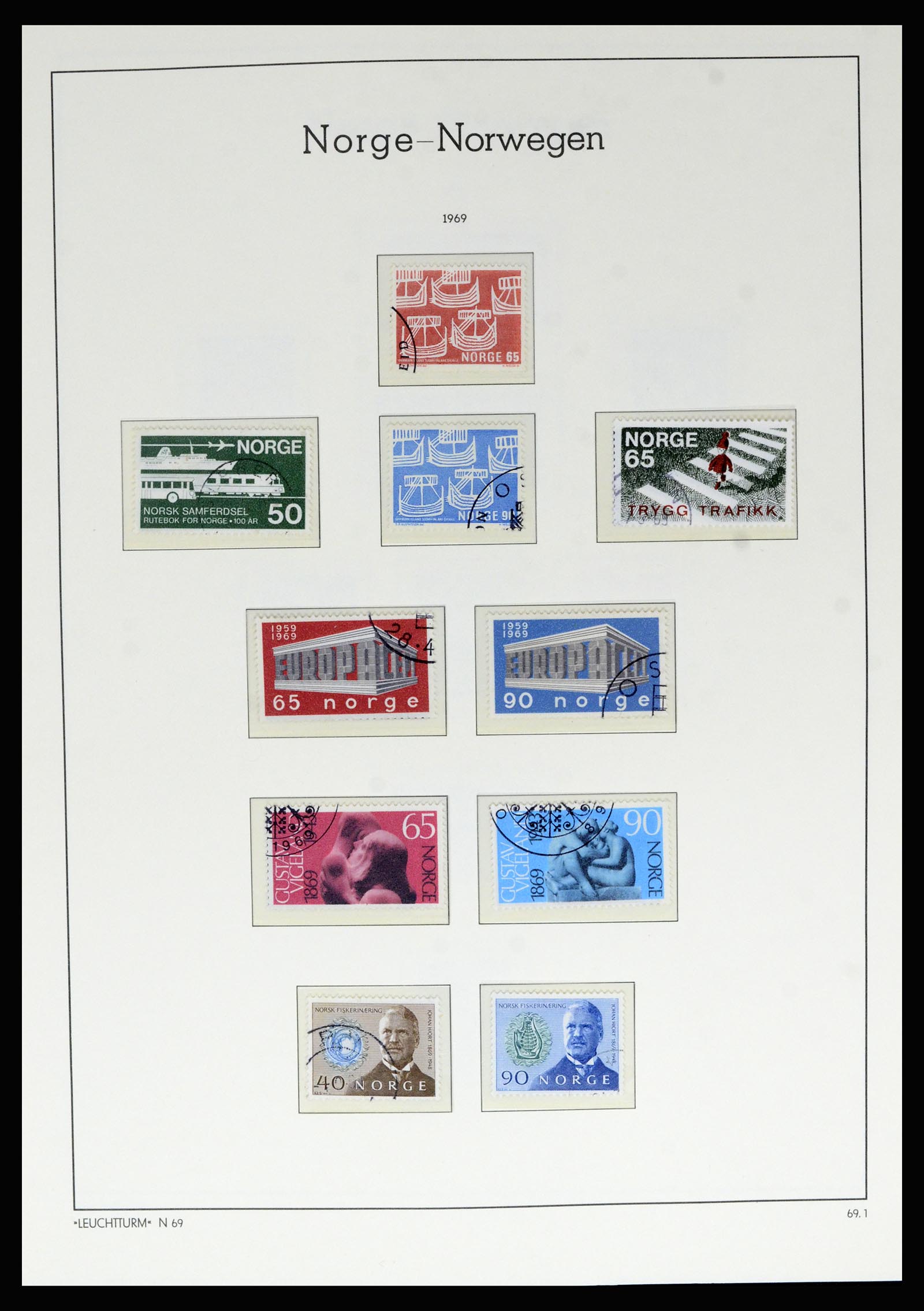 36540 059 - Postzegelverzameling 36540 Noorwegen 1855-2019!