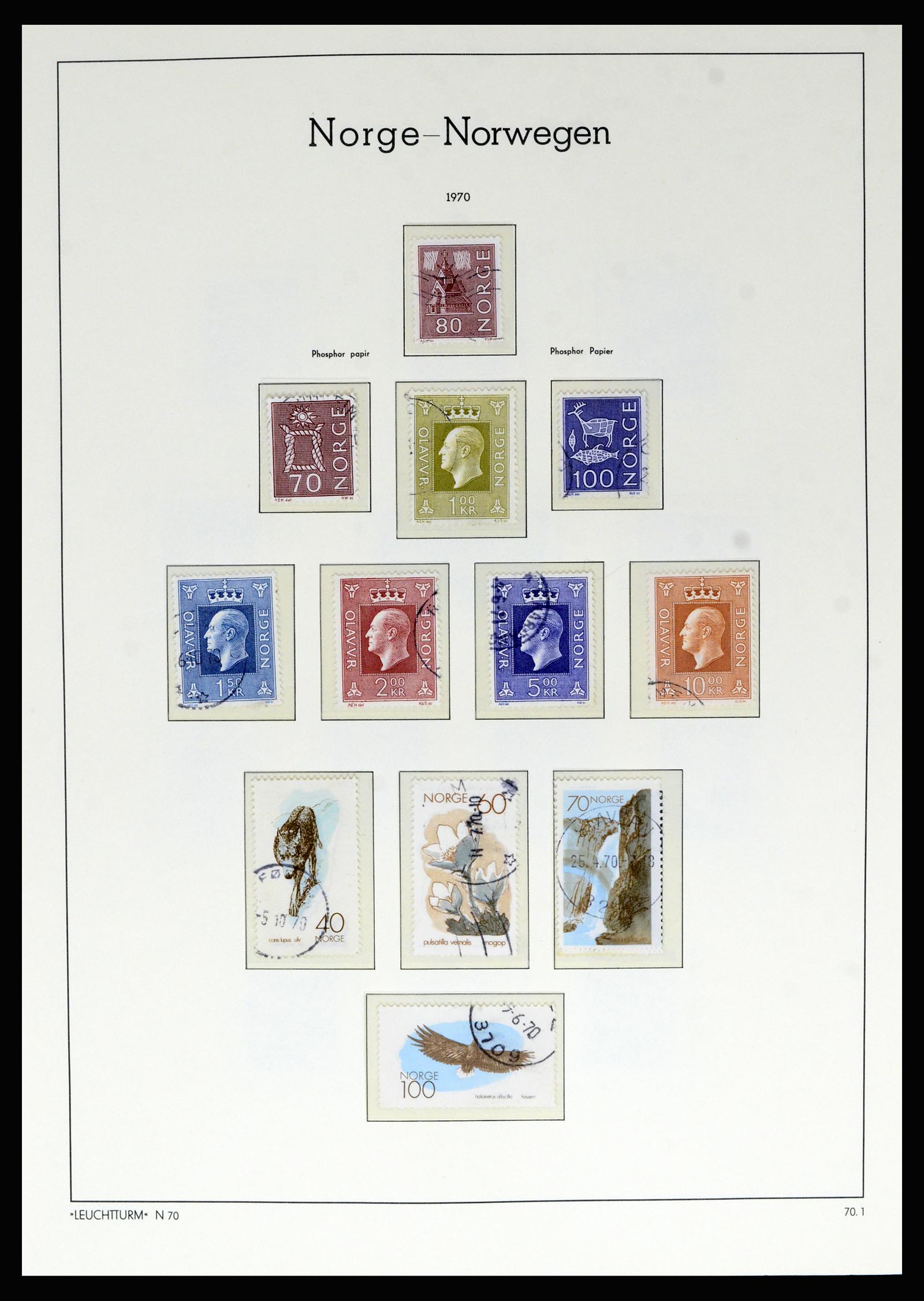 36540 061 - Postzegelverzameling 36540 Noorwegen 1855-2019!
