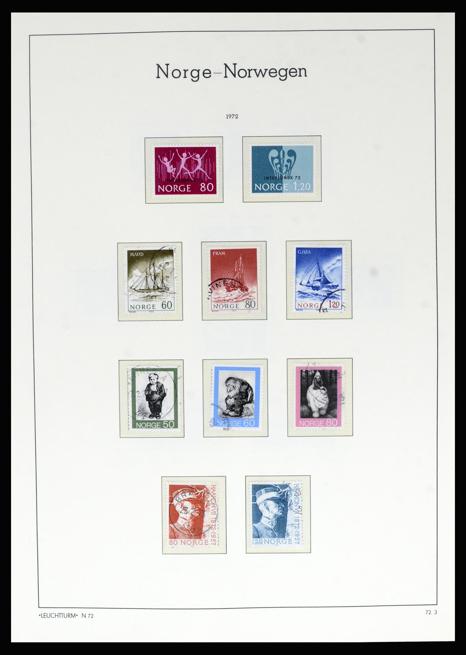 36540 066 - Postzegelverzameling 36540 Noorwegen 1855-2019!