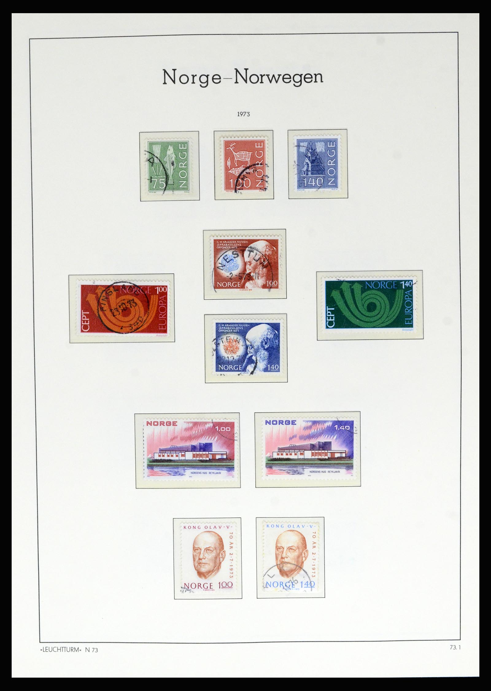 36540 067 - Postzegelverzameling 36540 Noorwegen 1855-2019!