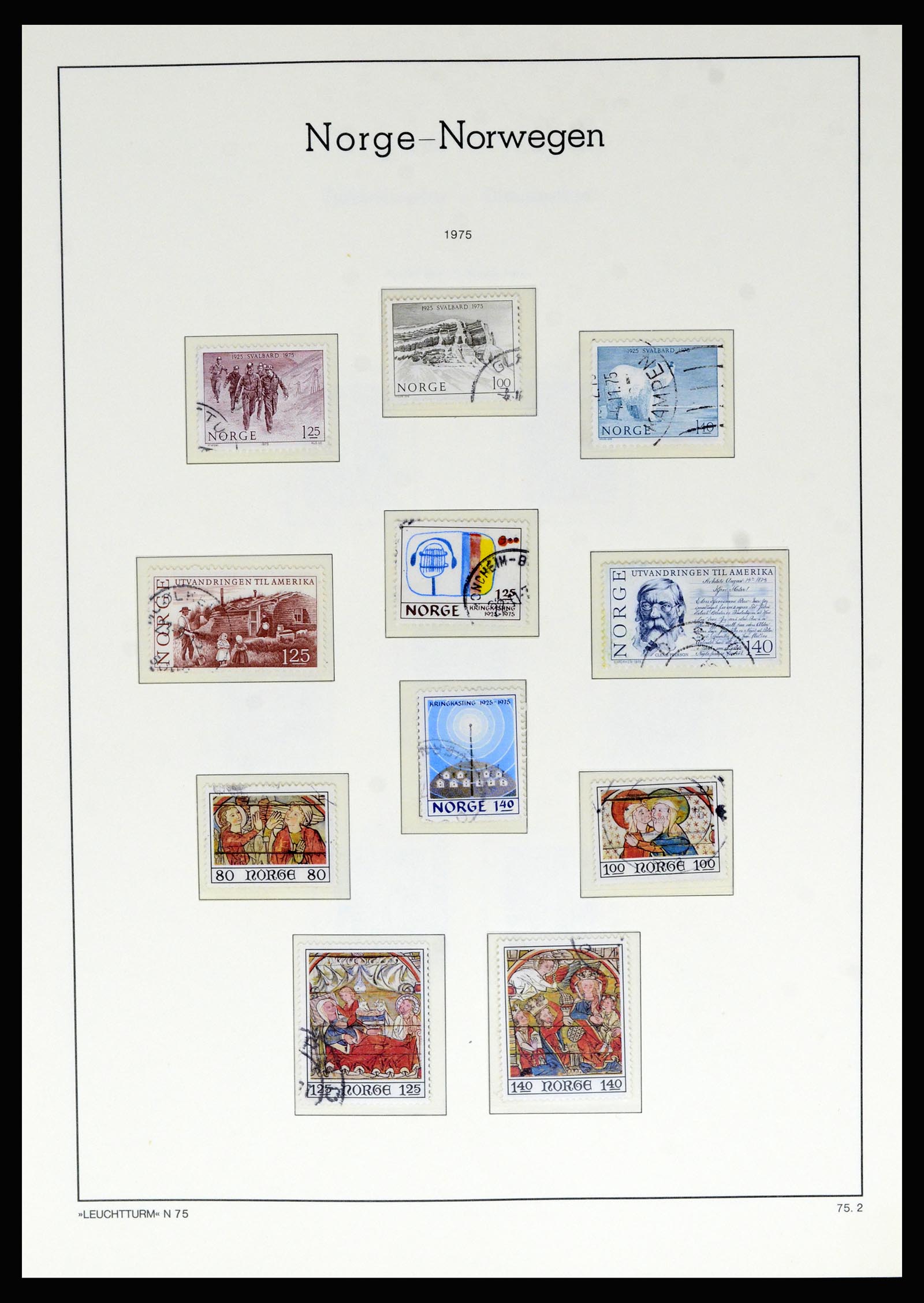 36540 073 - Postzegelverzameling 36540 Noorwegen 1855-2019!