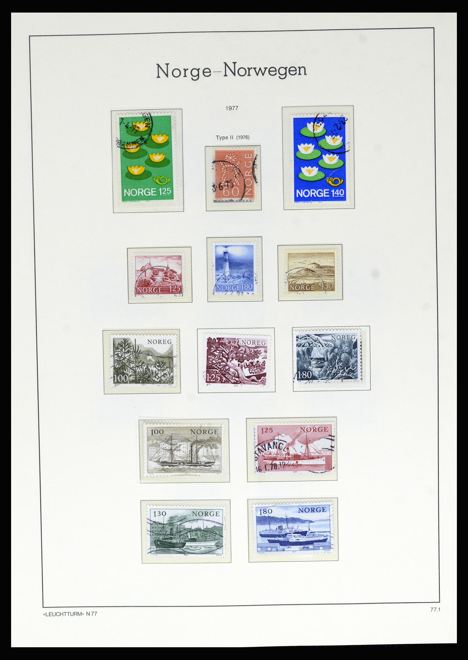 36540 077 - Postzegelverzameling 36540 Noorwegen 1855-2019!
