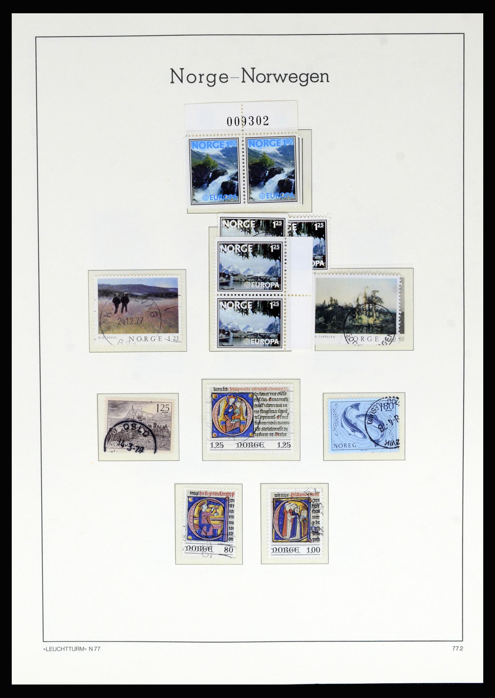 36540 078 - Postzegelverzameling 36540 Noorwegen 1855-2019!
