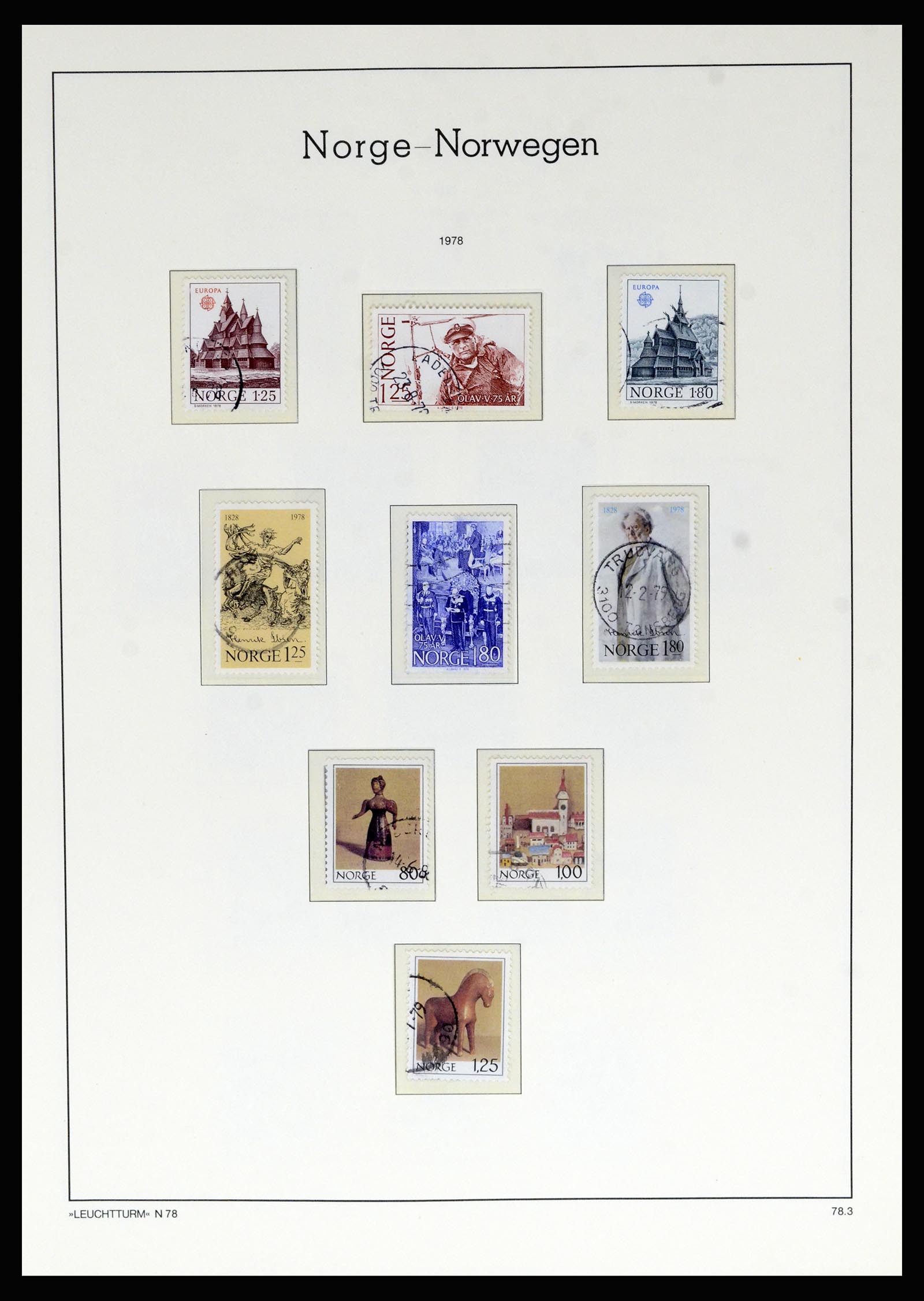 36540 081 - Postzegelverzameling 36540 Noorwegen 1855-2019!